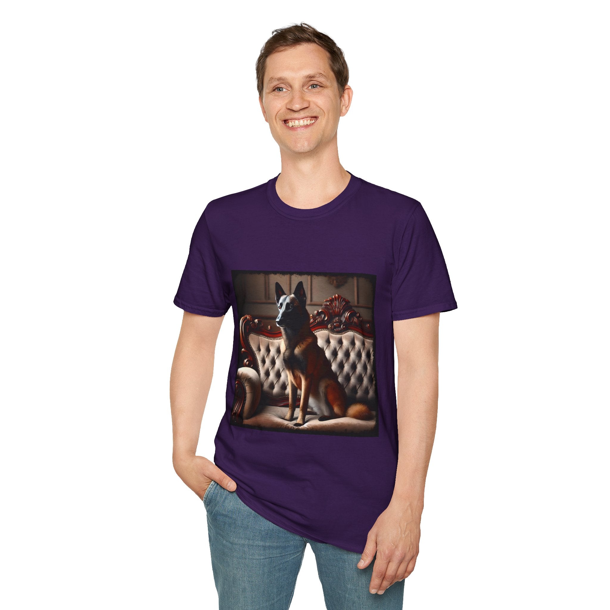 Belgian Malinois Poised Portrait | Unisex Dog T-Shirt