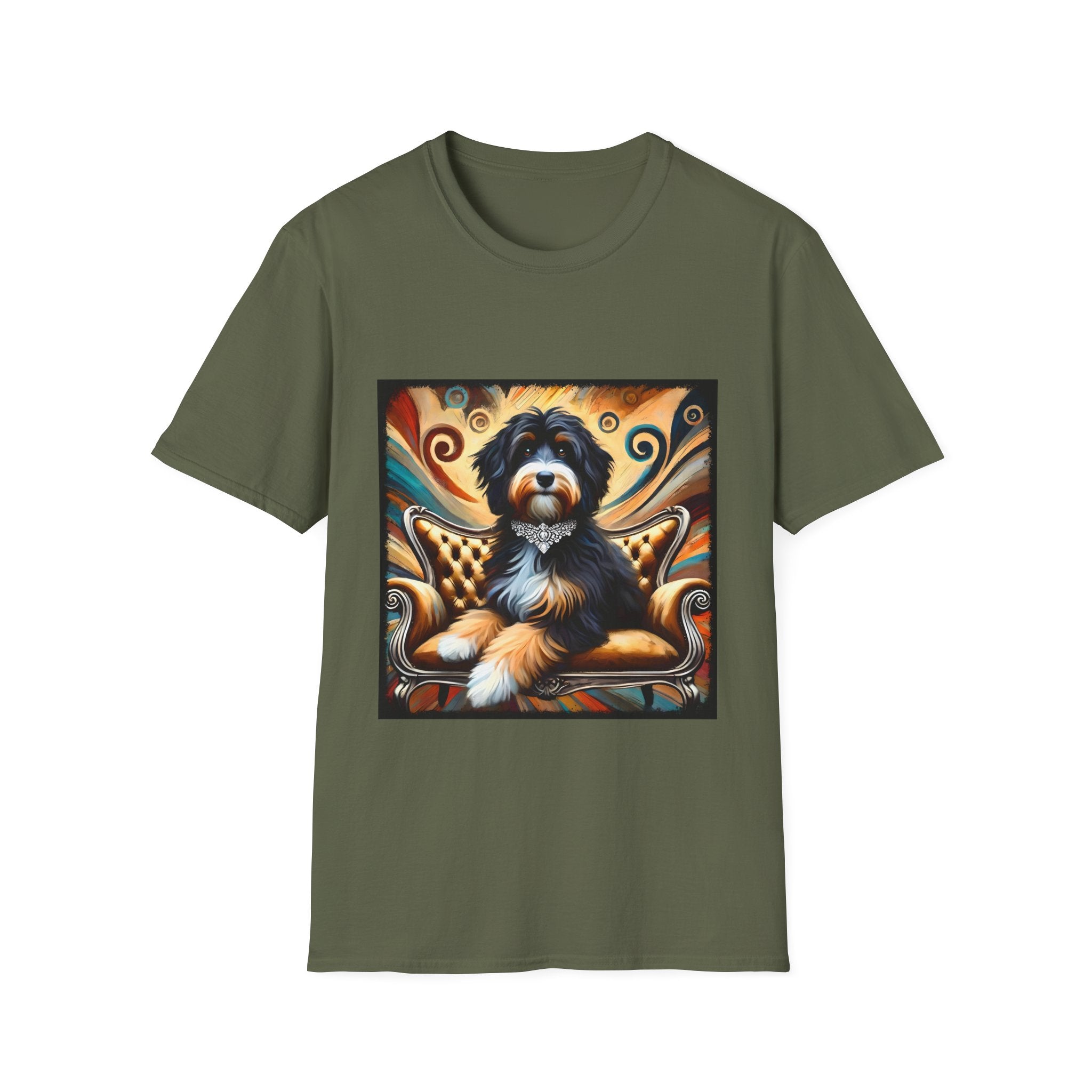 Bernedoodle Diamond Swirl | Unisex Dog T-Shirt