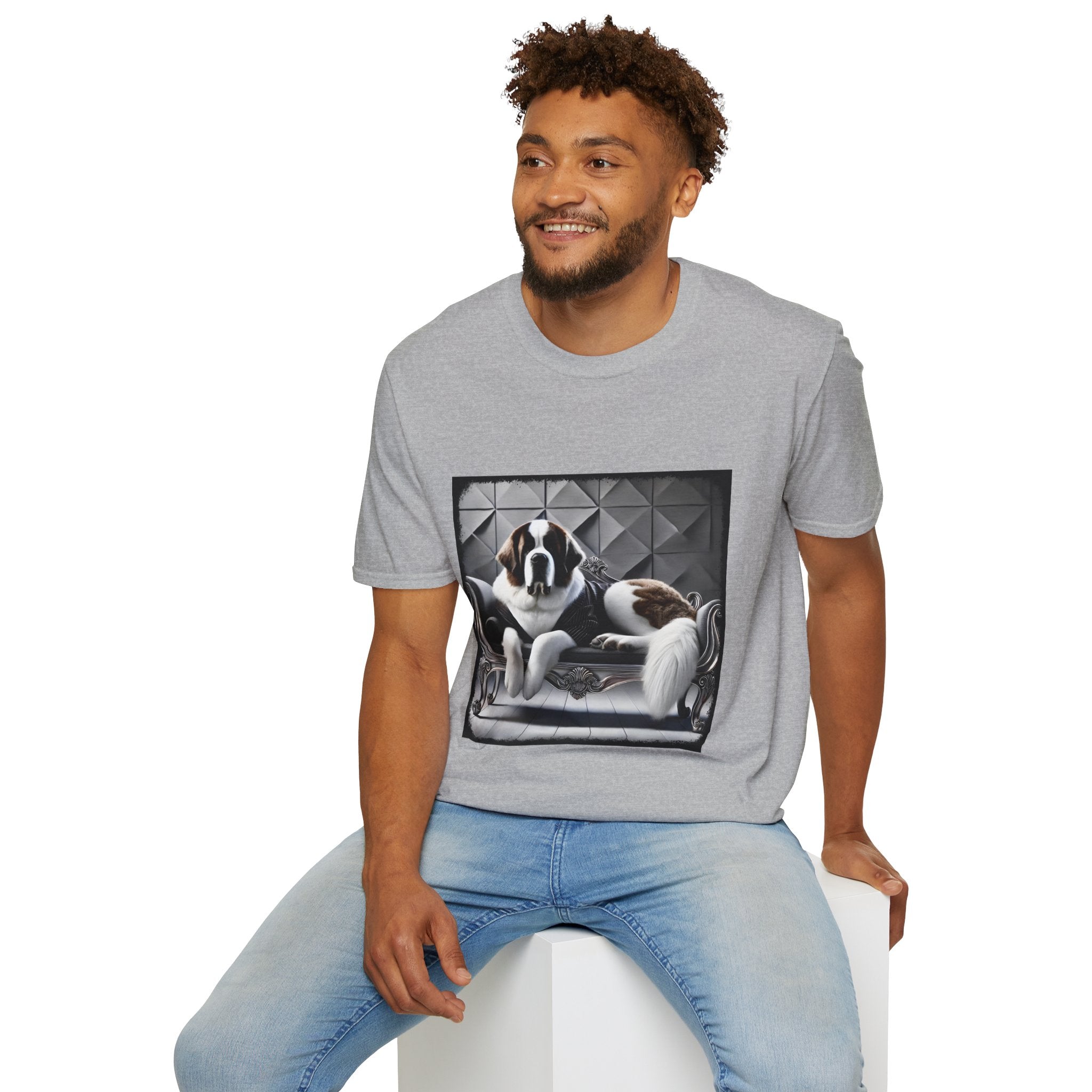 Saint Bernard Tux Luxe | Unisex Dog T-Shirt
