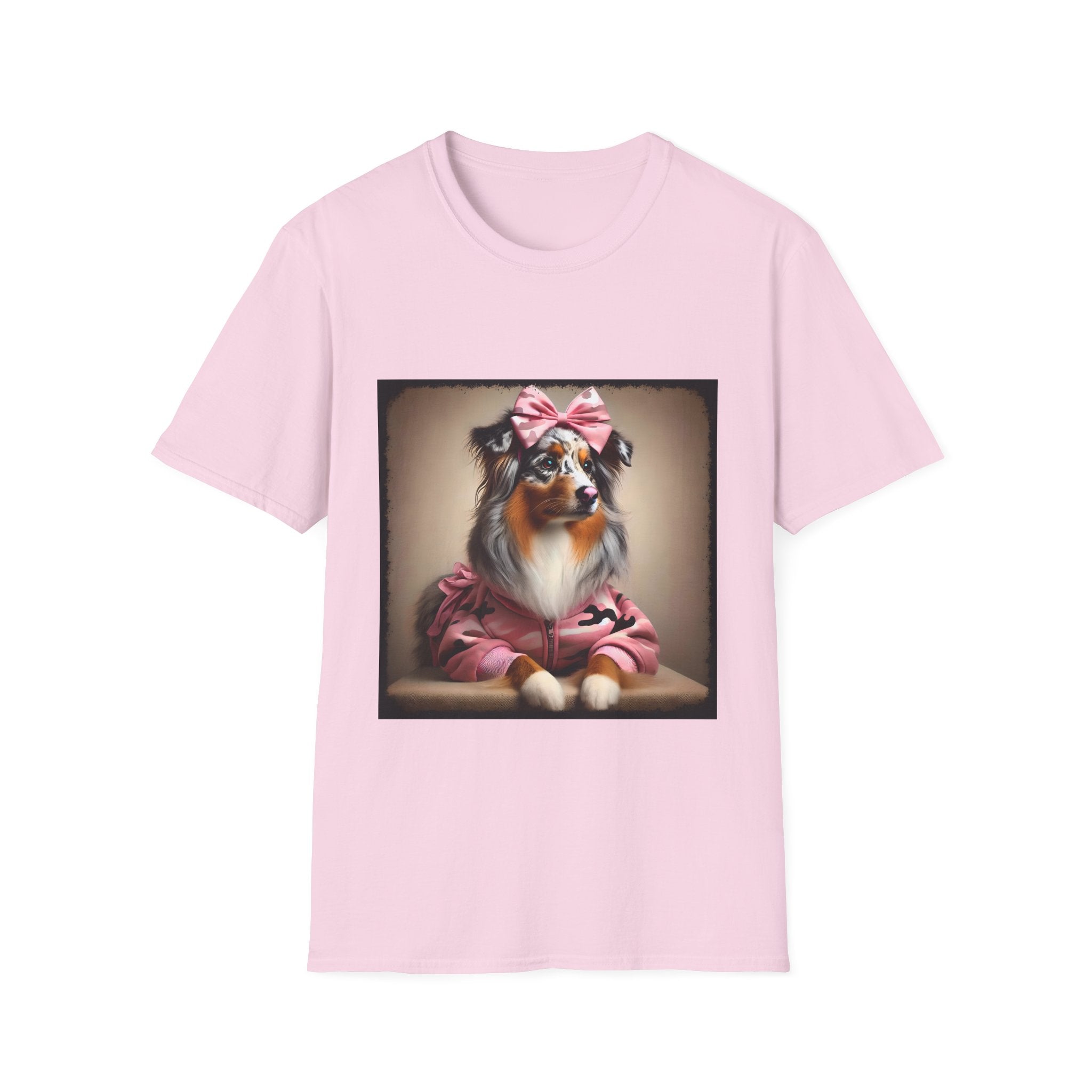 Australian Shepherd Camo Cutie | Unisex Dog T-Shirt