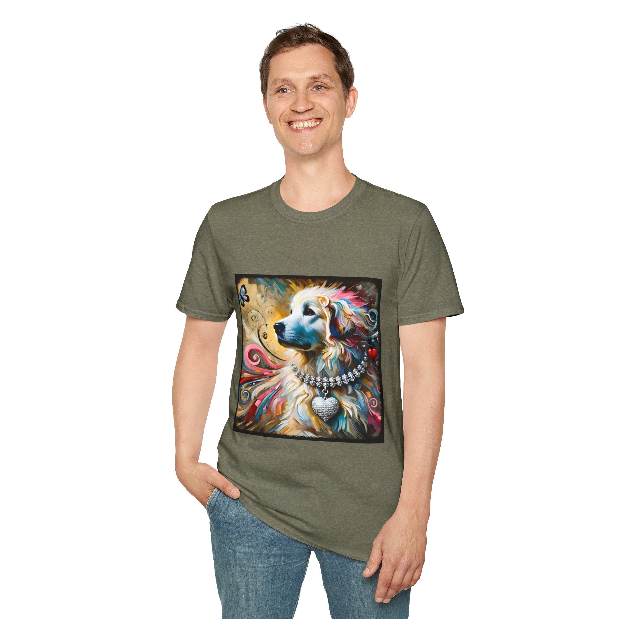 Great Pyrenees Blissful Swirl | Unisex Dog T-Shirt