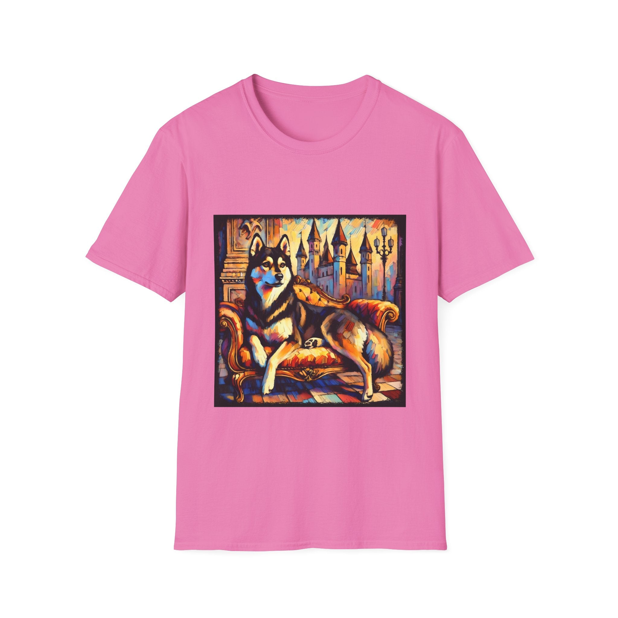 Siberian Husky Watercolor Classic | Unisex Dog T-Shirt