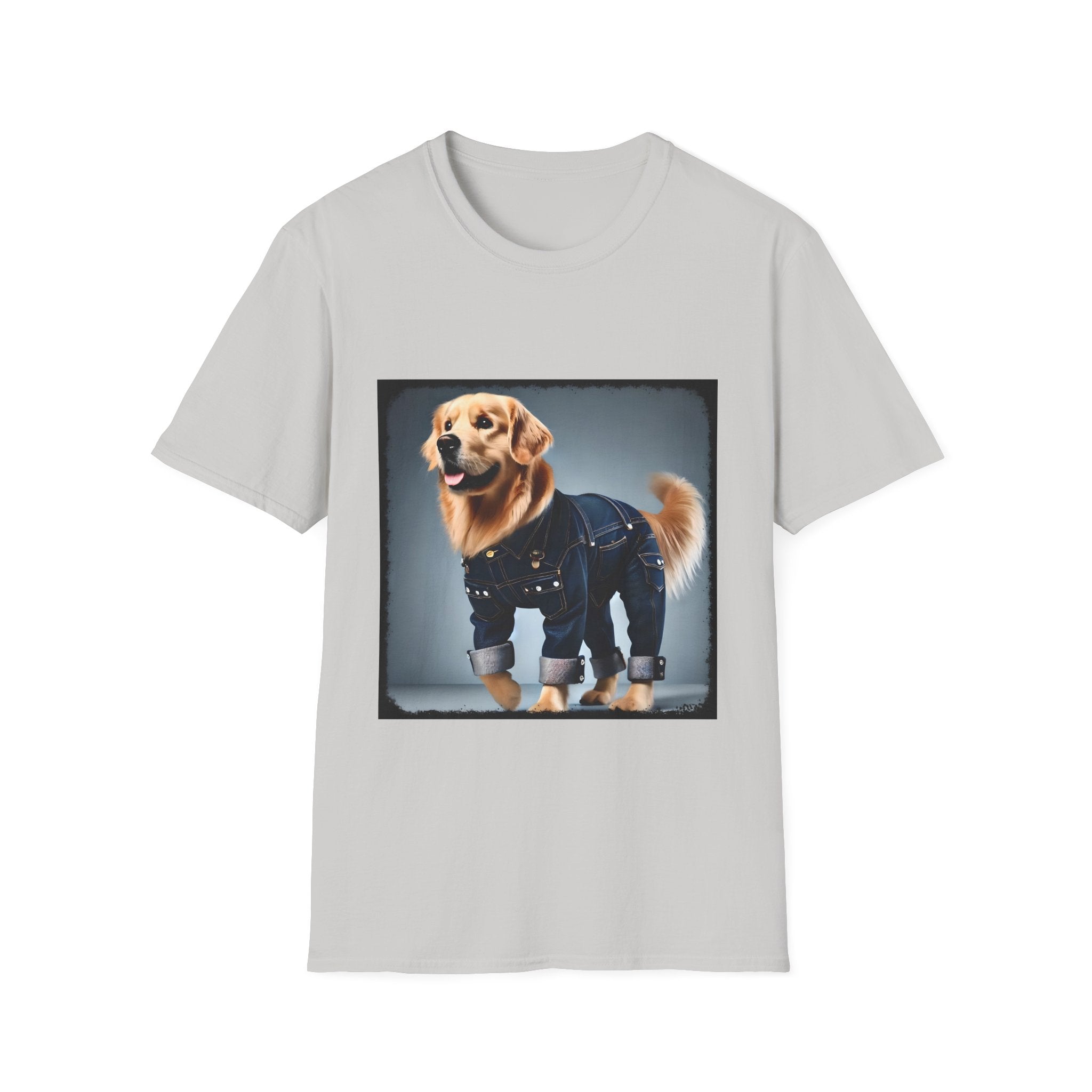 Golden Retriever Denim Diva | Unisex Dog T-Shirt