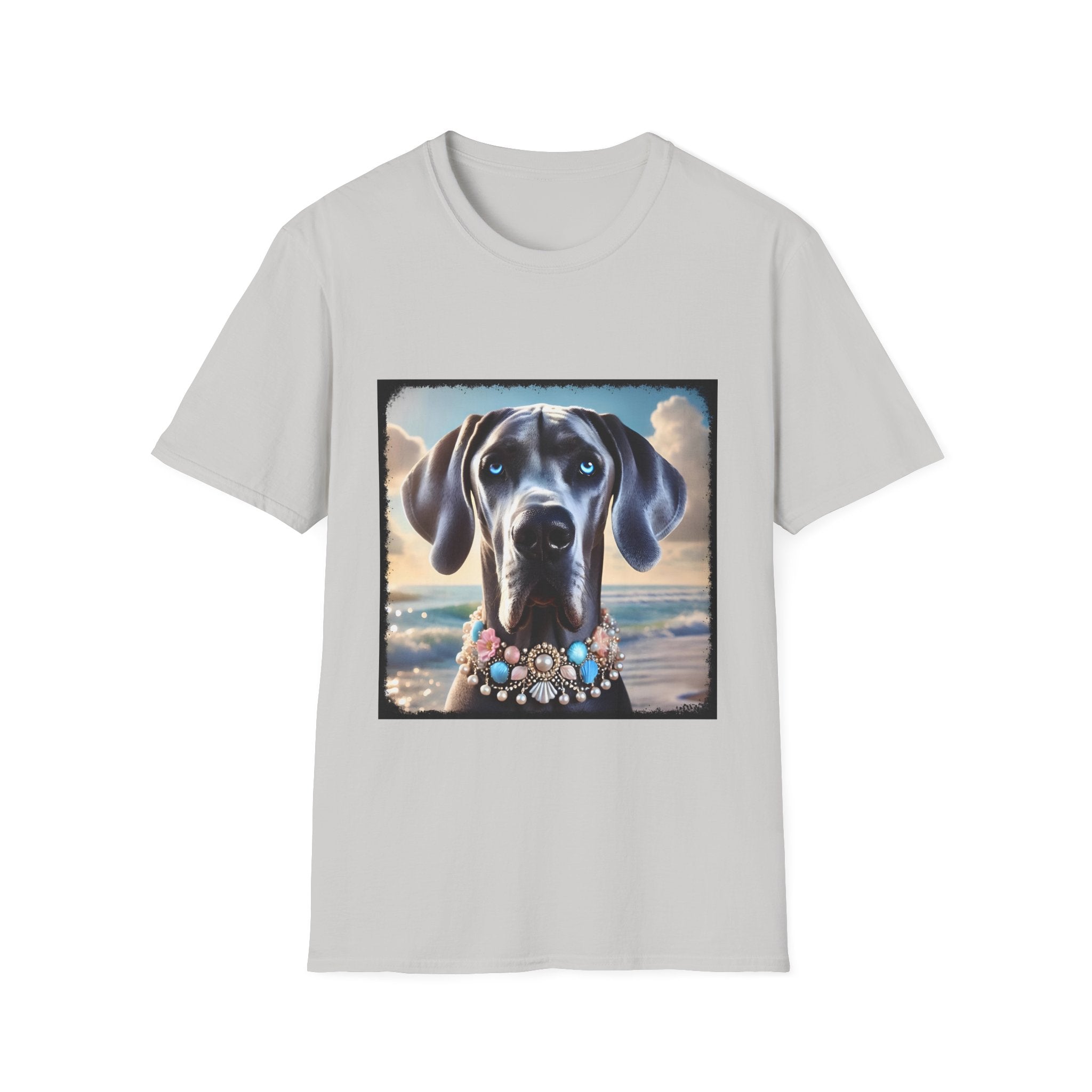 Great Dane Beach Beauty | Unisex Dog T-Shirt