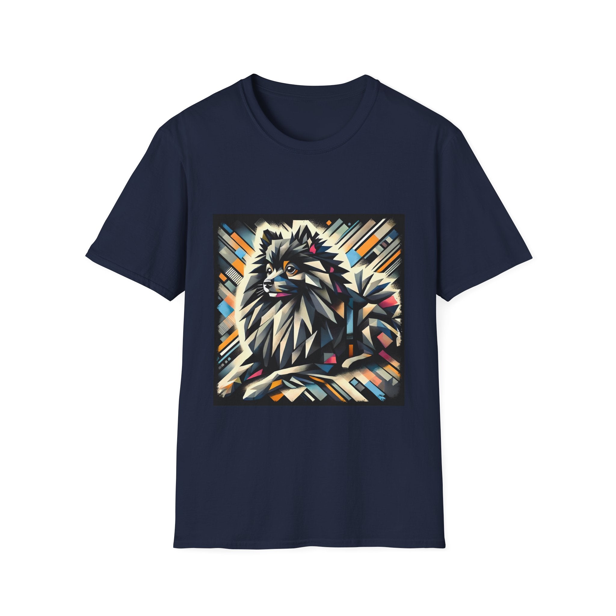 Pomeranian Bold Geometric | Unisex Dog T-Shirt
