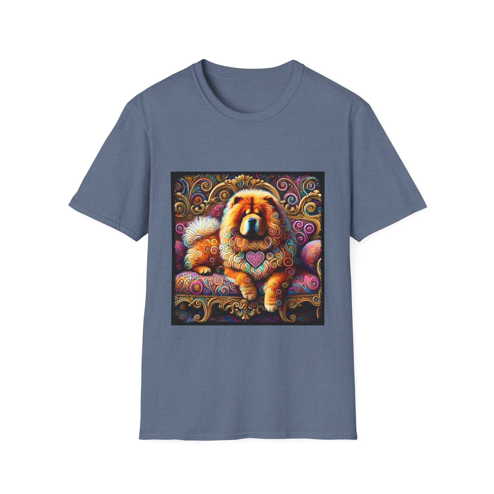 Chow Chow Love Swirl | Unisex Dog T-Shirt