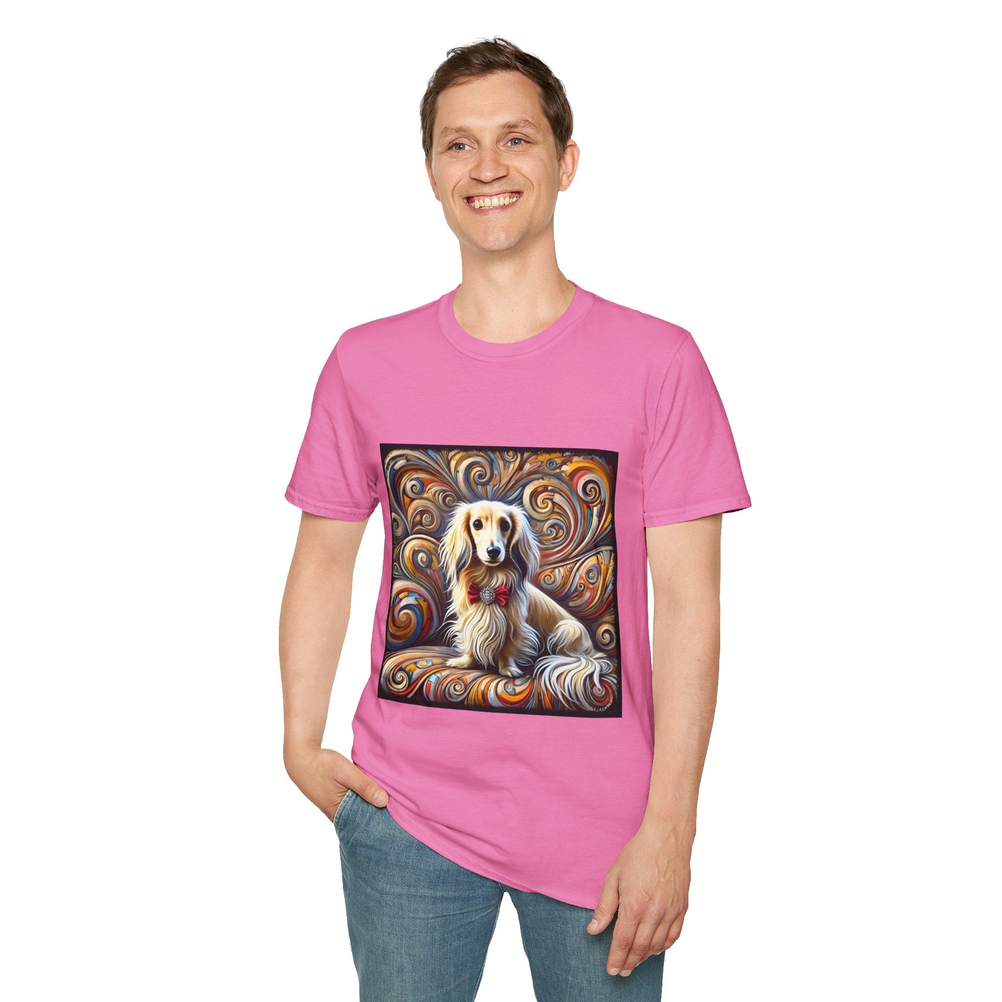 Dachshund Blissful Swirl | Unisex Dog T-Shirt