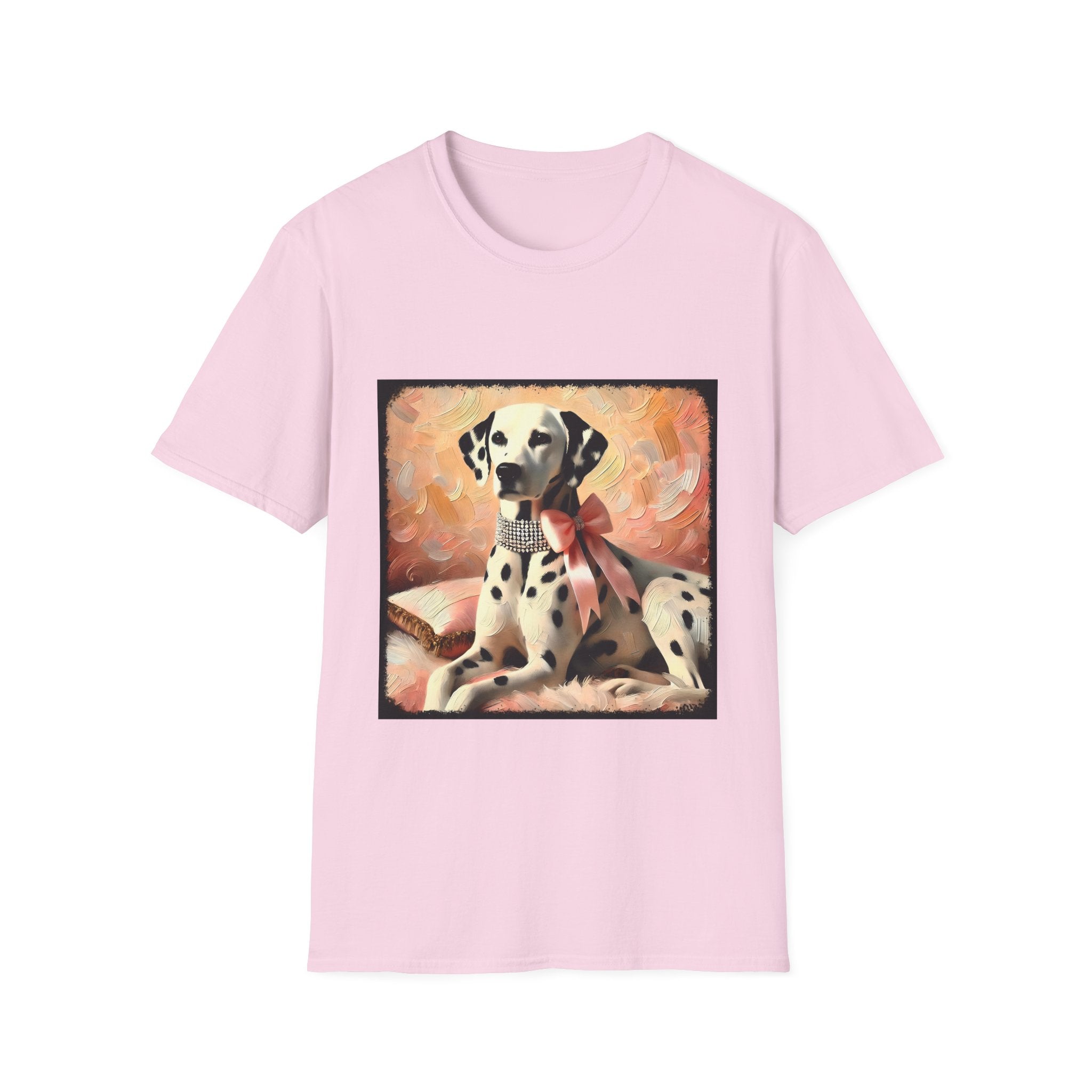 Dalmatian Diamond Bow Classic | Unisex Dog T-Shirt