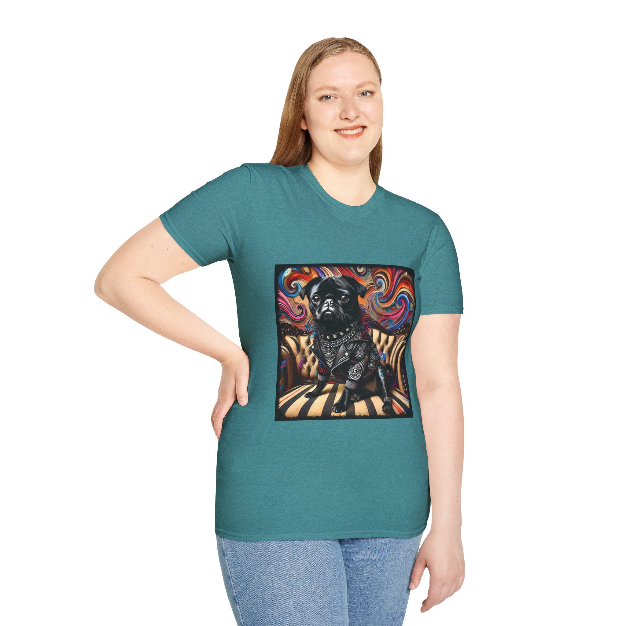 Pug Bold Rebel | Unisex Dog T-Shirt