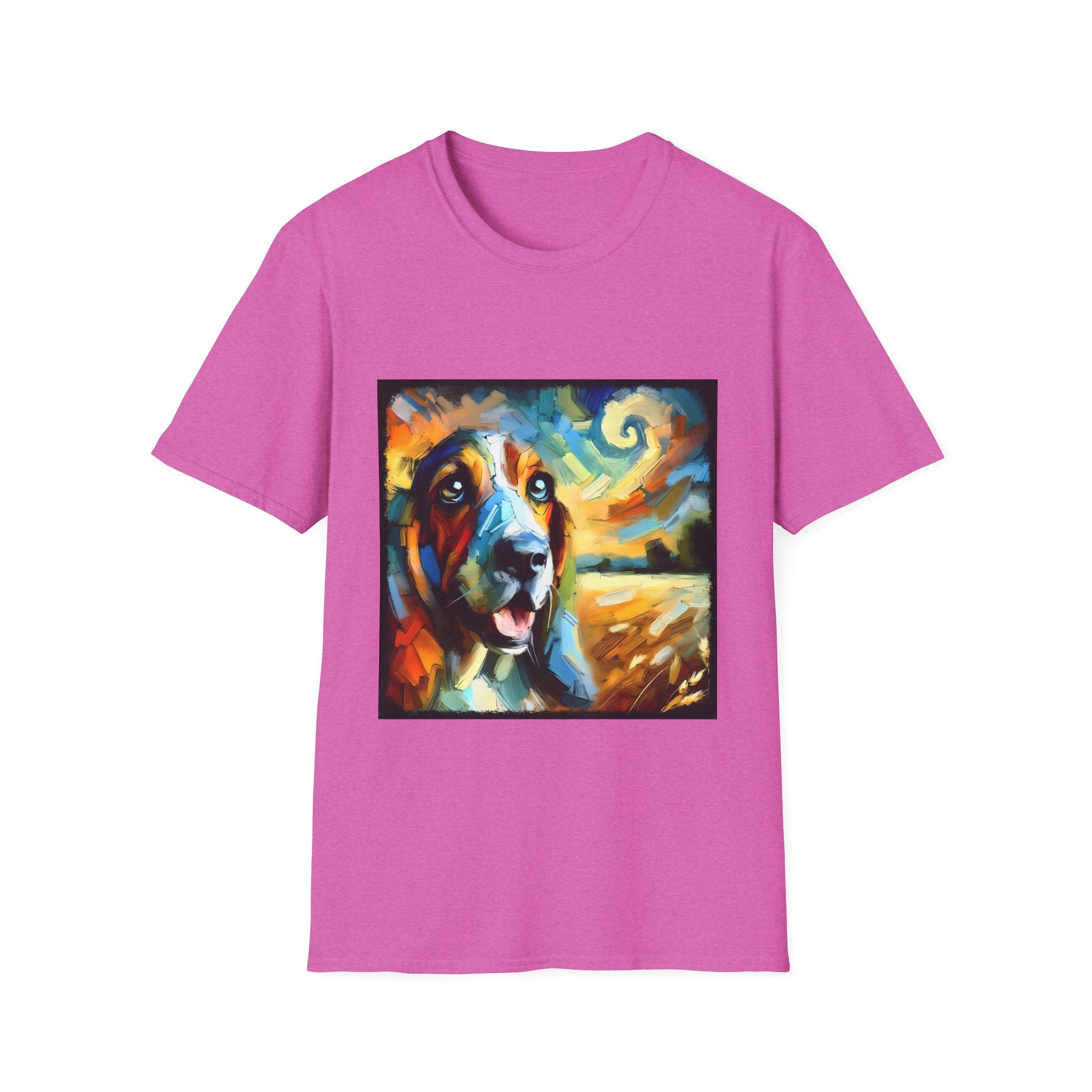 Basset Hound Sun Swirl | Unisex Dog T-Shirt