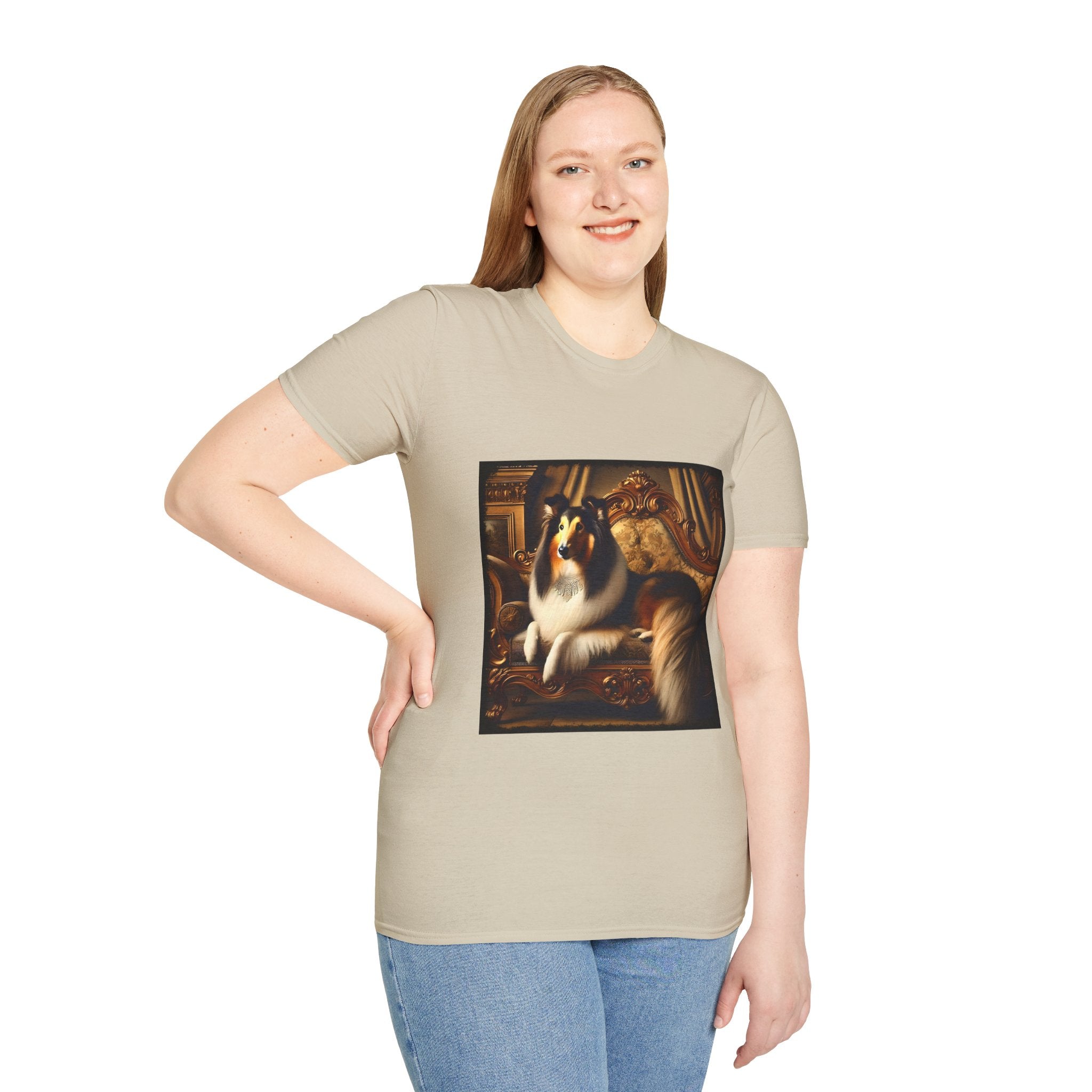 Collie Posh Princess | Unisex Dog T-Shirt