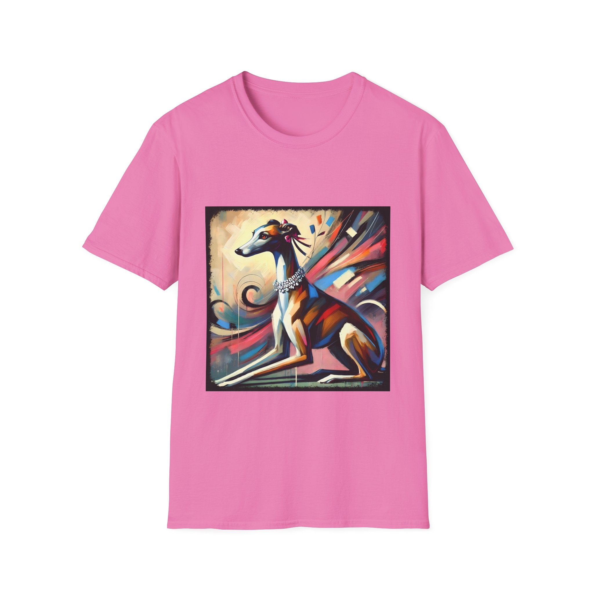 Greyhound Bold Pastel Classic  | Unisex Dog T-Shirt