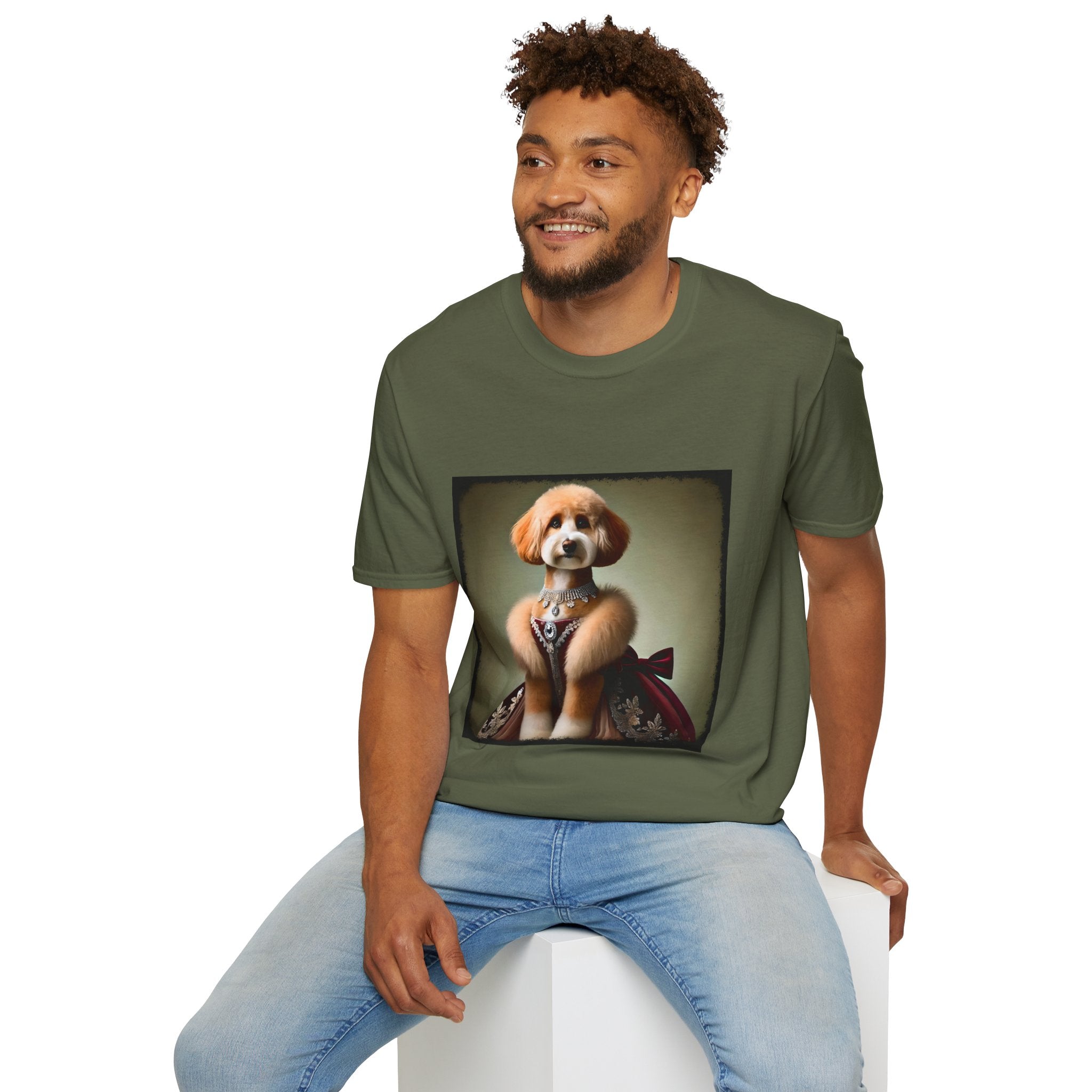 Aussiedoodle Diamond Drip | Unisex Dog T-Shirt