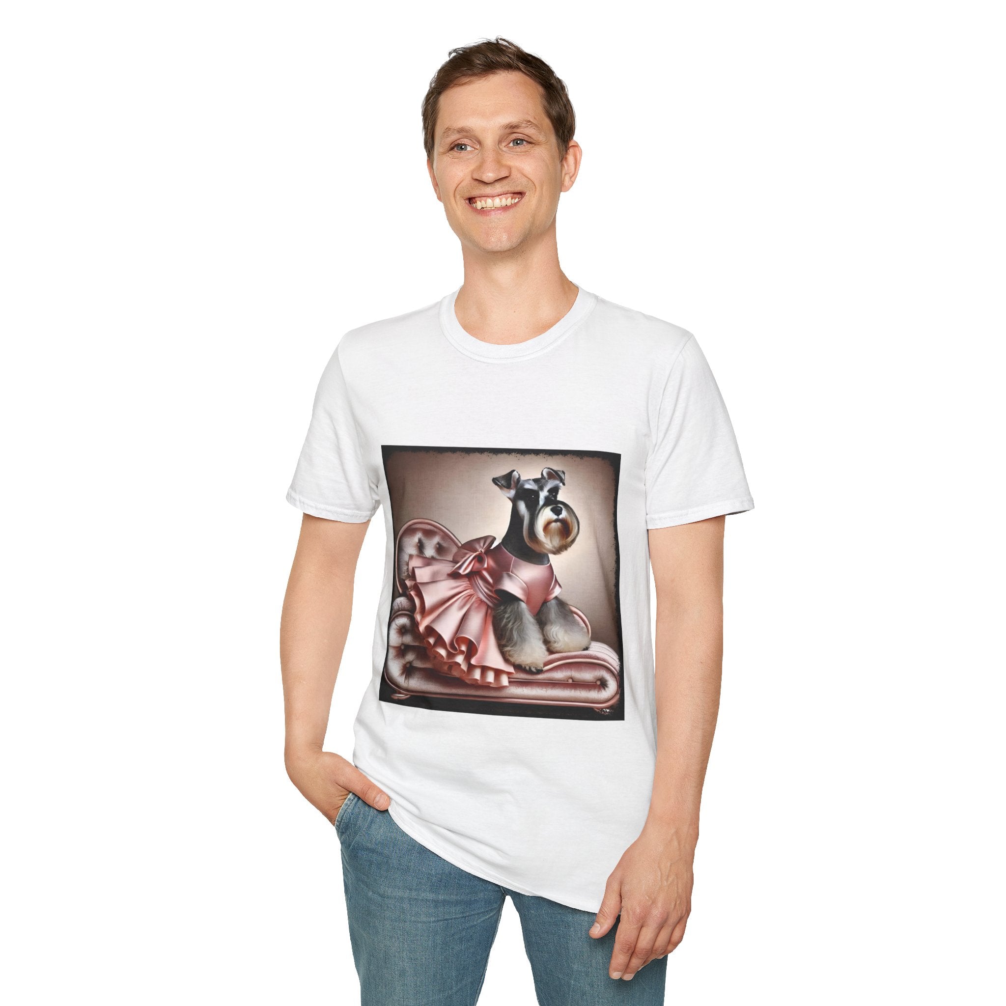 Schnauzer Blush Baby | Unisex Dog T-Shirt