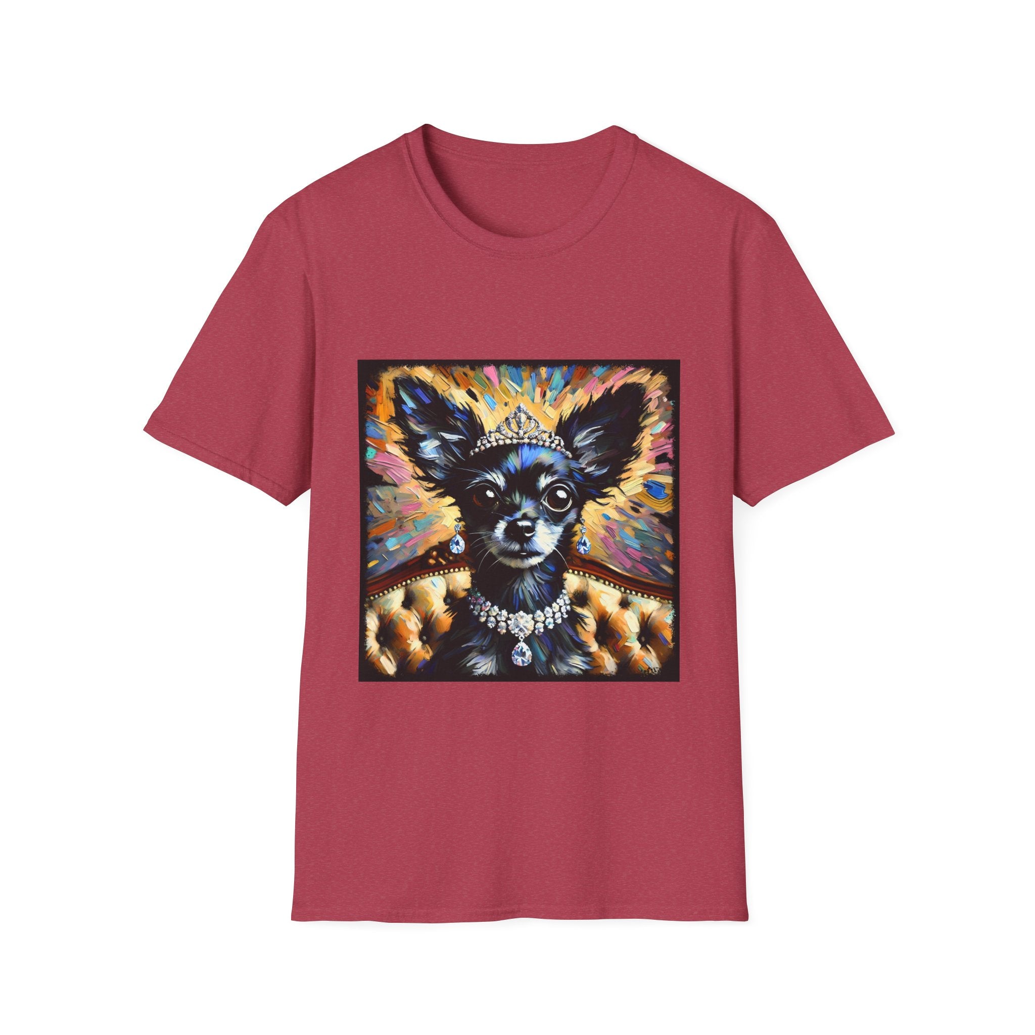 Chihuahua Diamond Earring Classic | Unisex Dog T-Shirt