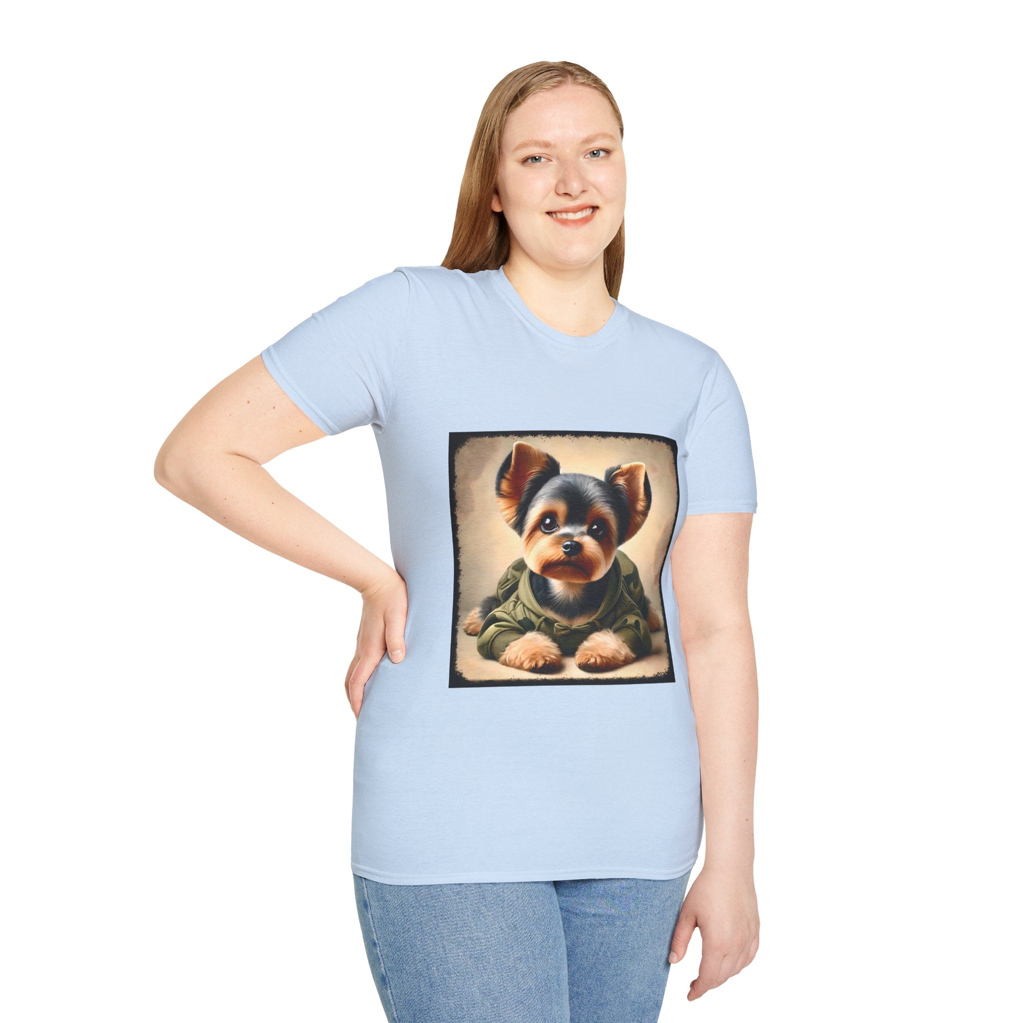 Yorkshire Terrier Combat Cutie | Unisex Dog T-Shirt