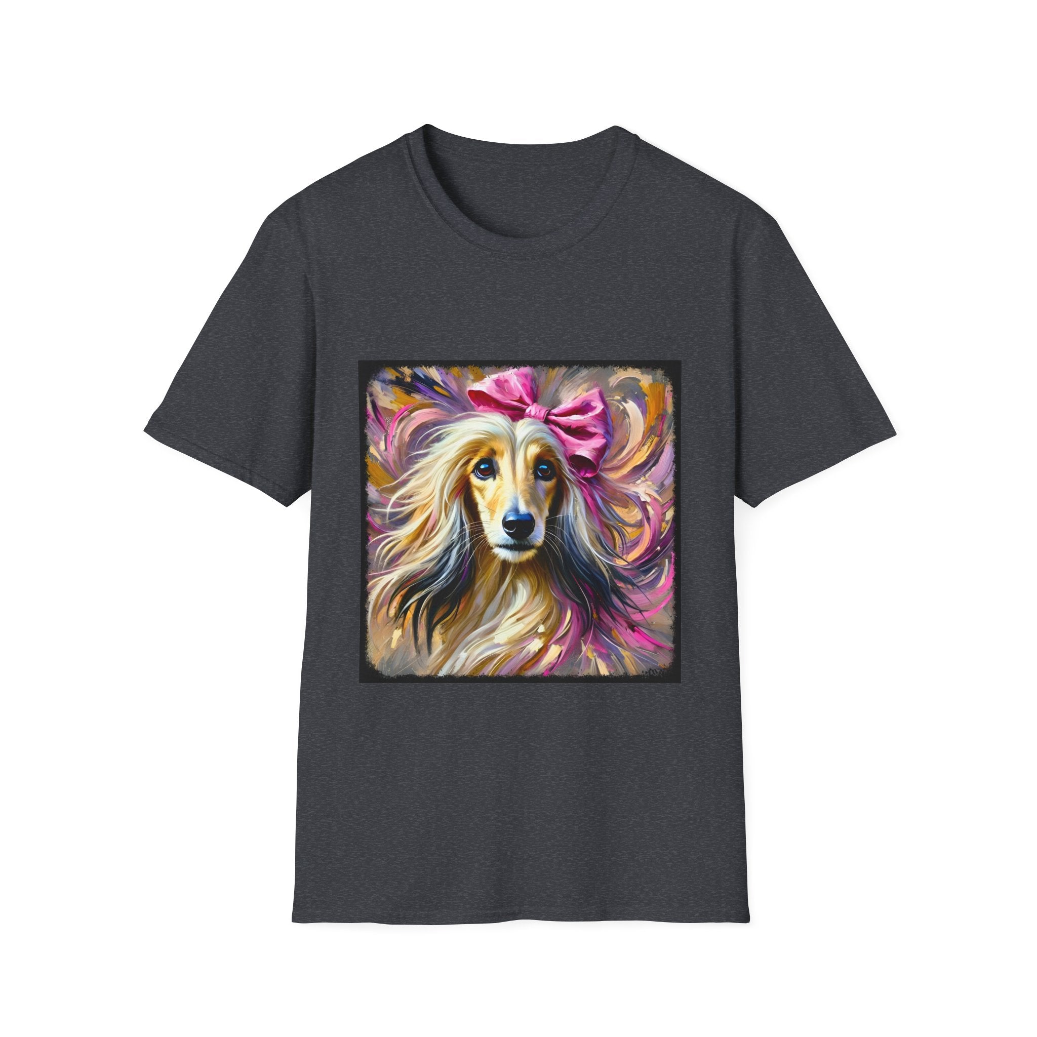 Afghan Hound Vivid Classic | Unisex Dog T-Shirt