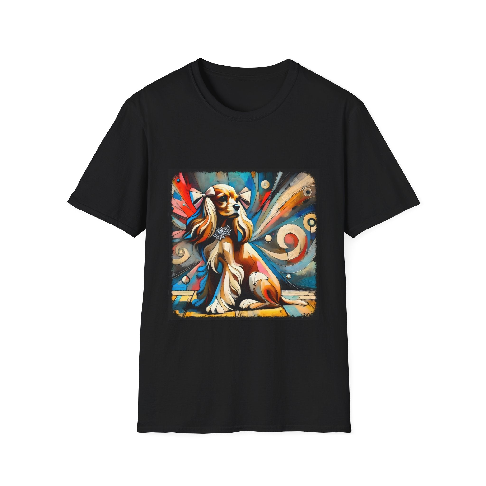 Cocker Spaniel Vivid Swirl | Unisex Dog T-Shirt