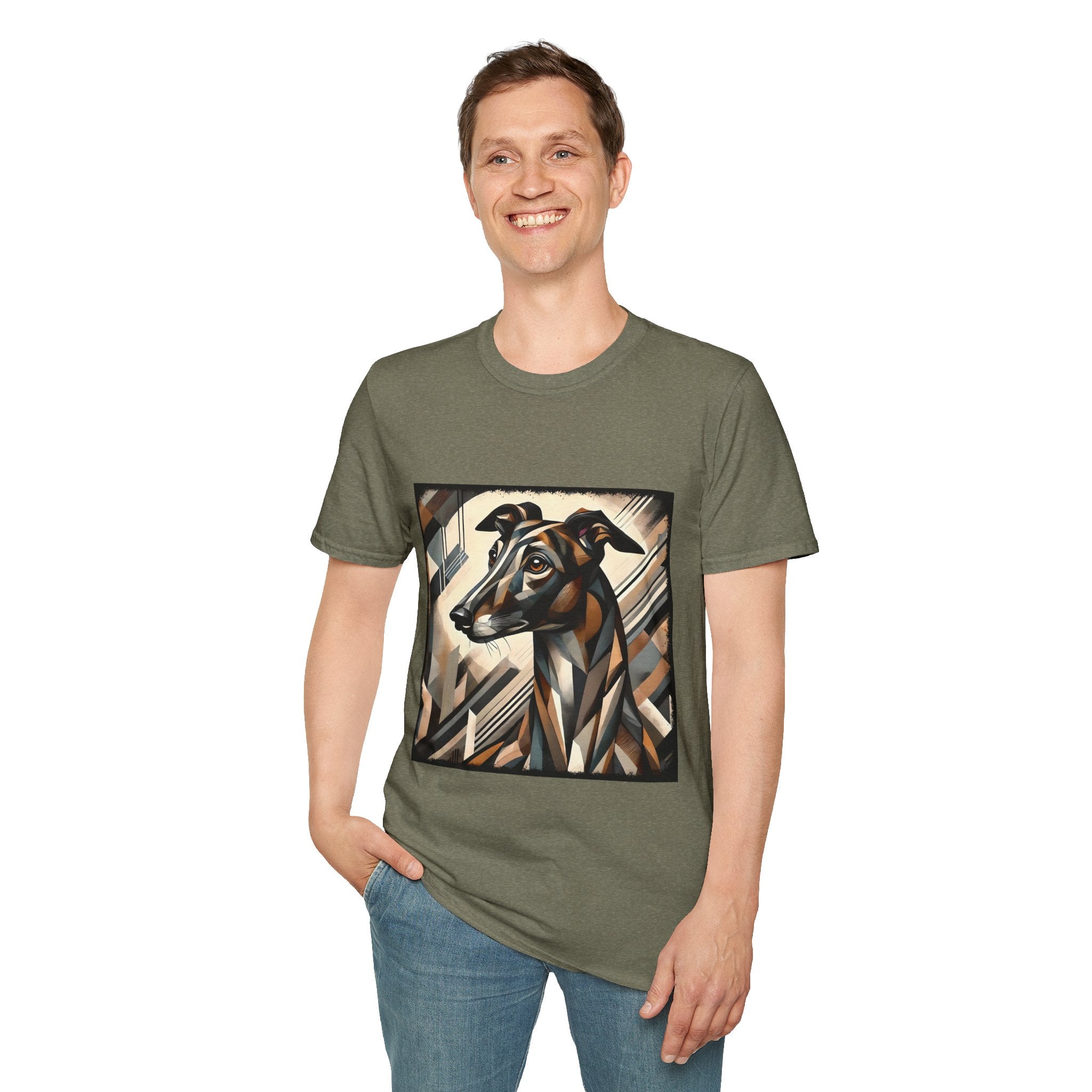 Greyhound Bold Geometric | Unisex Dog T-Shirt