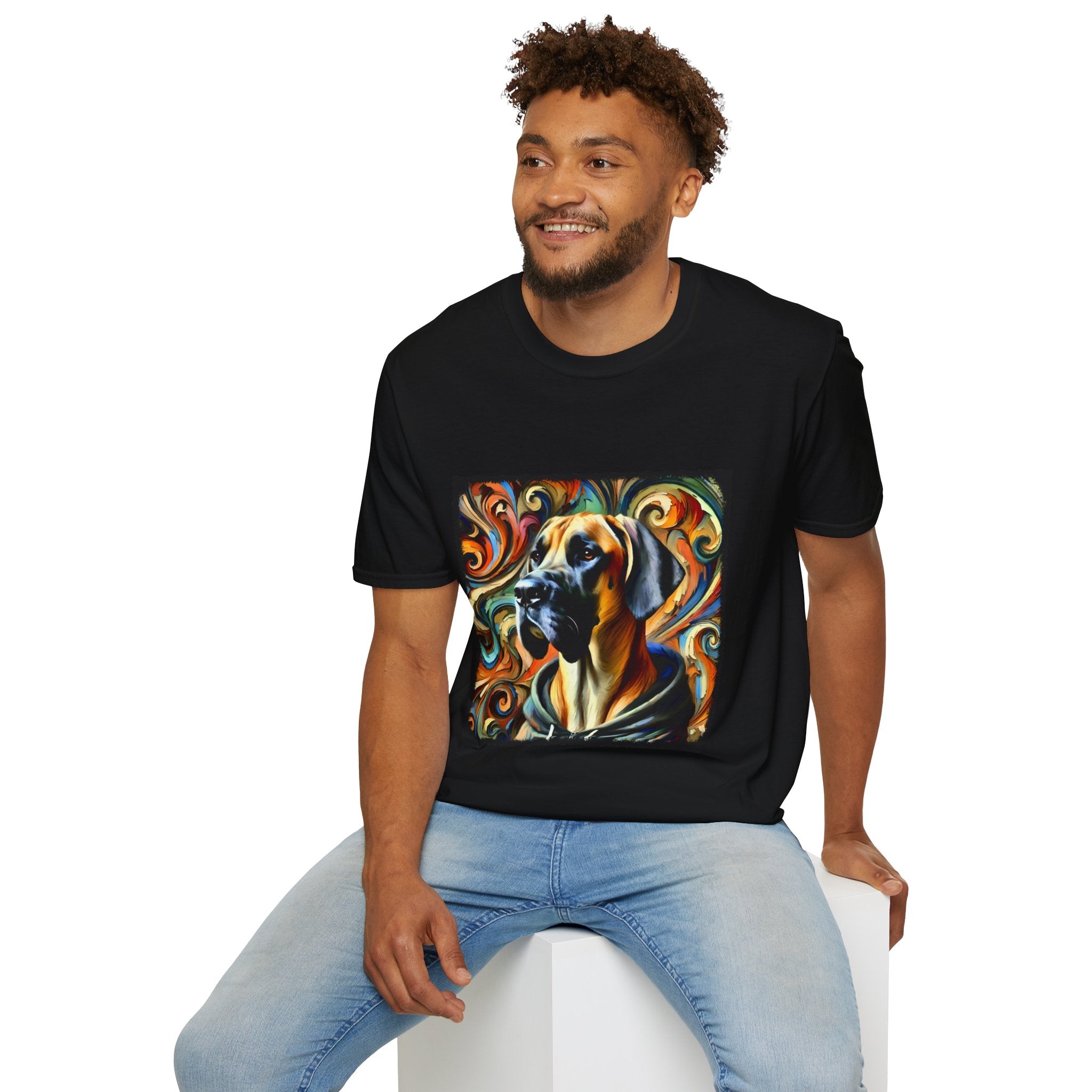 Great Dane Street Swirl | Unisex Dog T-Shirt