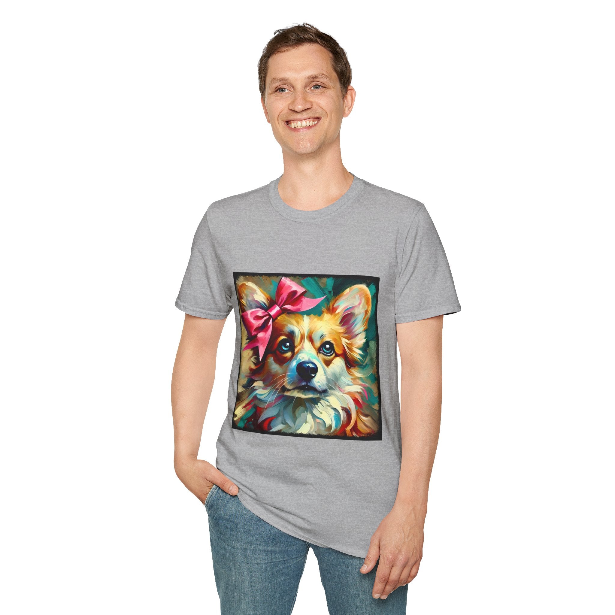 Pembroke Welsh Corgi Teal Classic | Unisex Dog T-Shirt