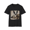 Boston Terrier Brocade Babe | Unisex Dog T-Shirt