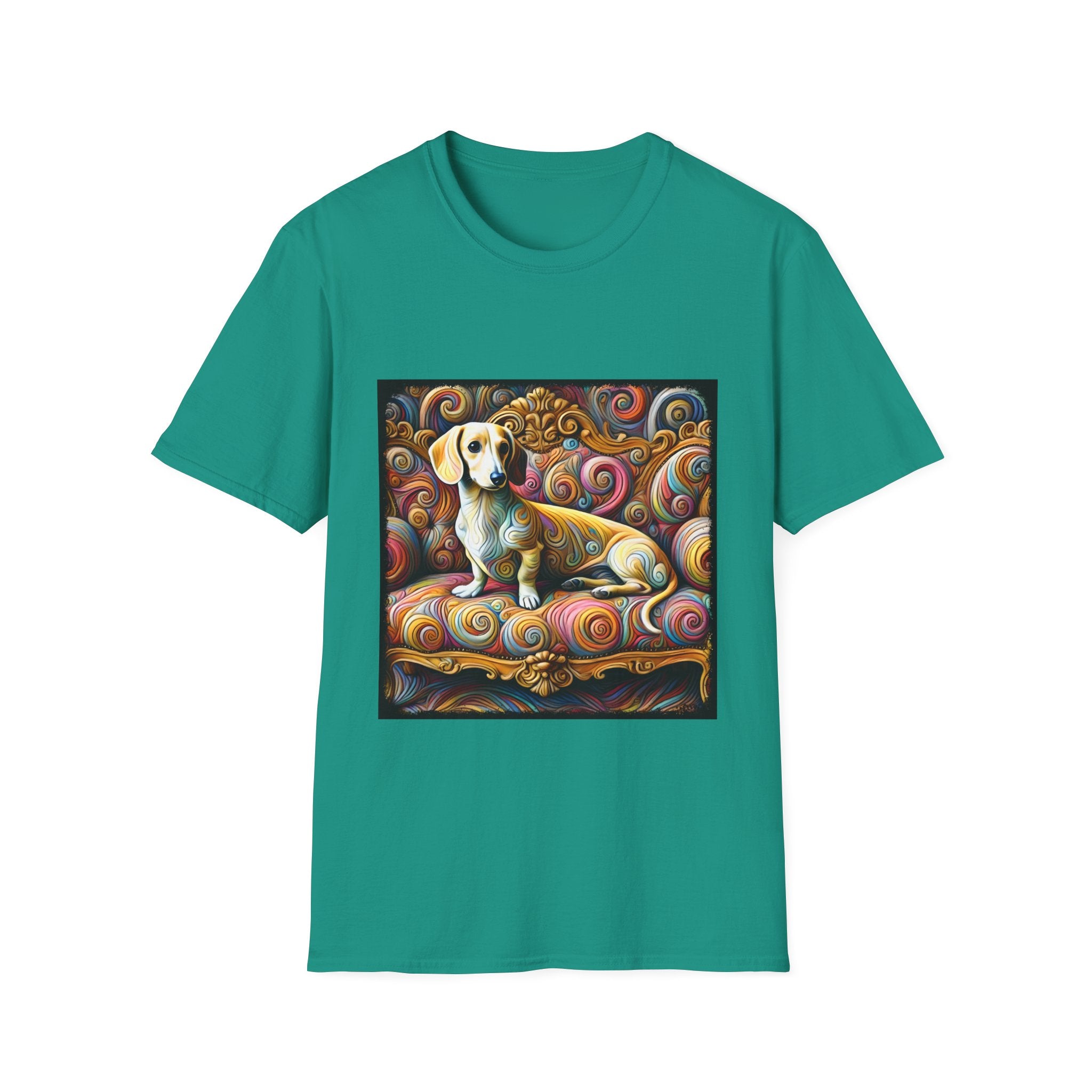 Dachshund Exquisite Swirl | Unisex Dog T-Shirt