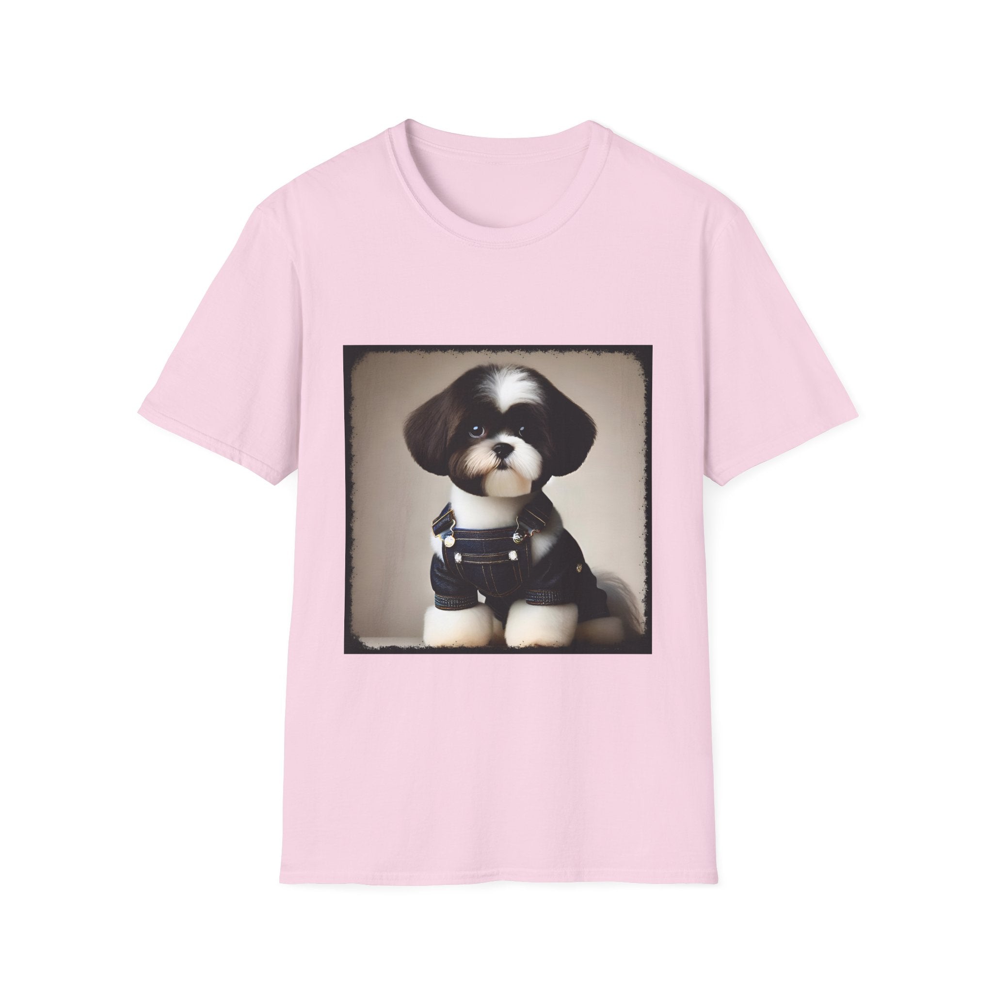 Shih Tzu Denim Darling | Unisex Dog T-Shirt