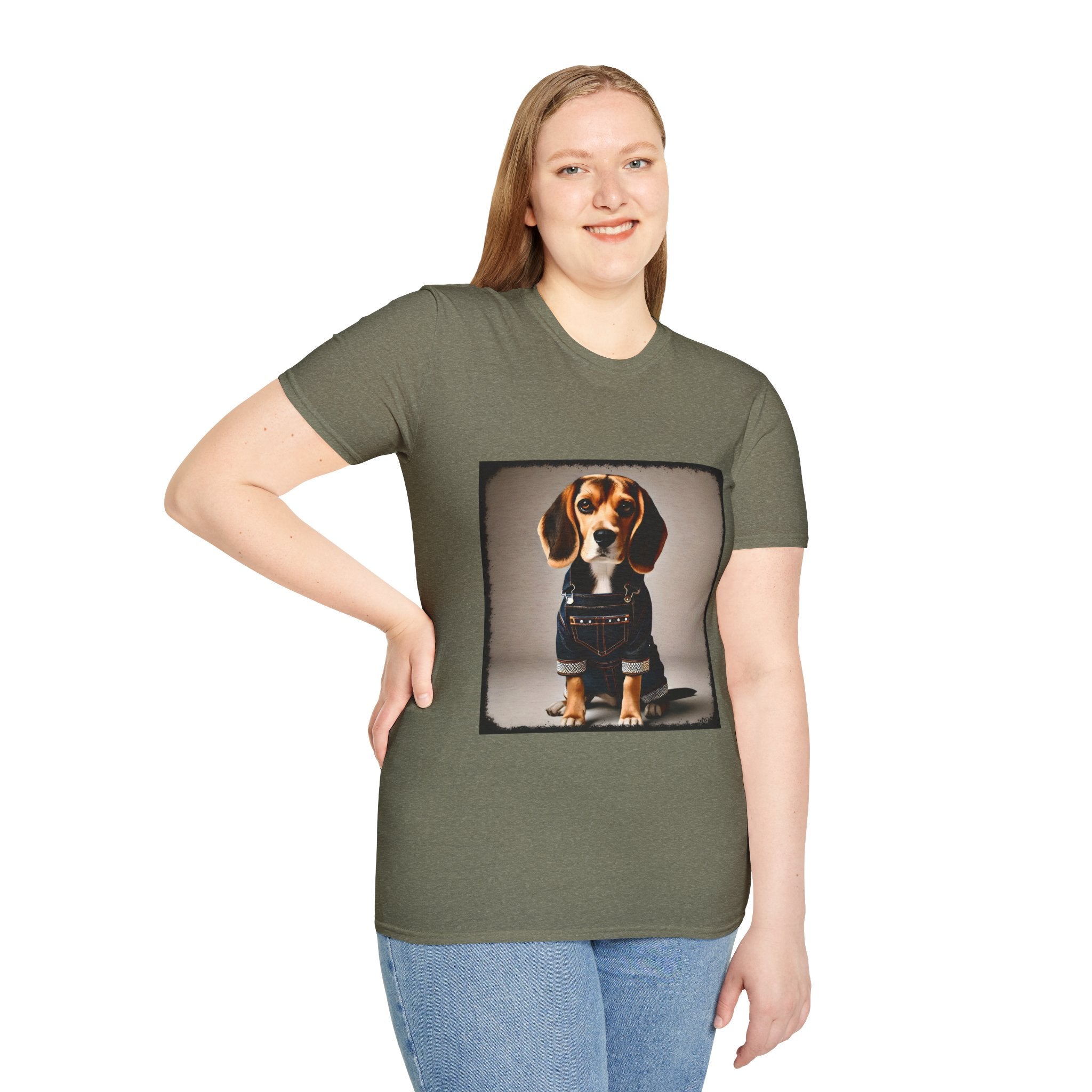 Beagle Denim Dream | Unisex Dog T-Shirt