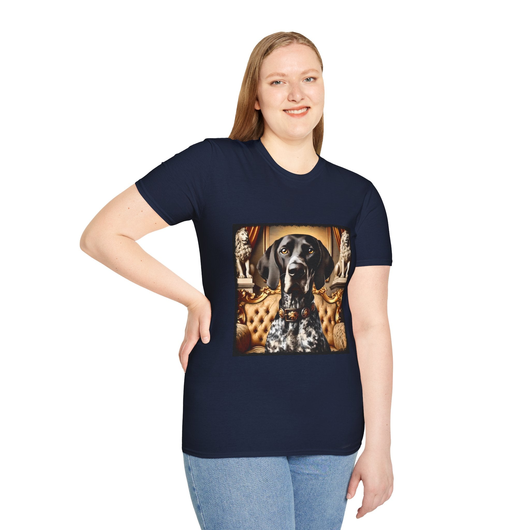 German Shorthaired Pointer Refined Rougue | Unisex Dog T-Shirt
