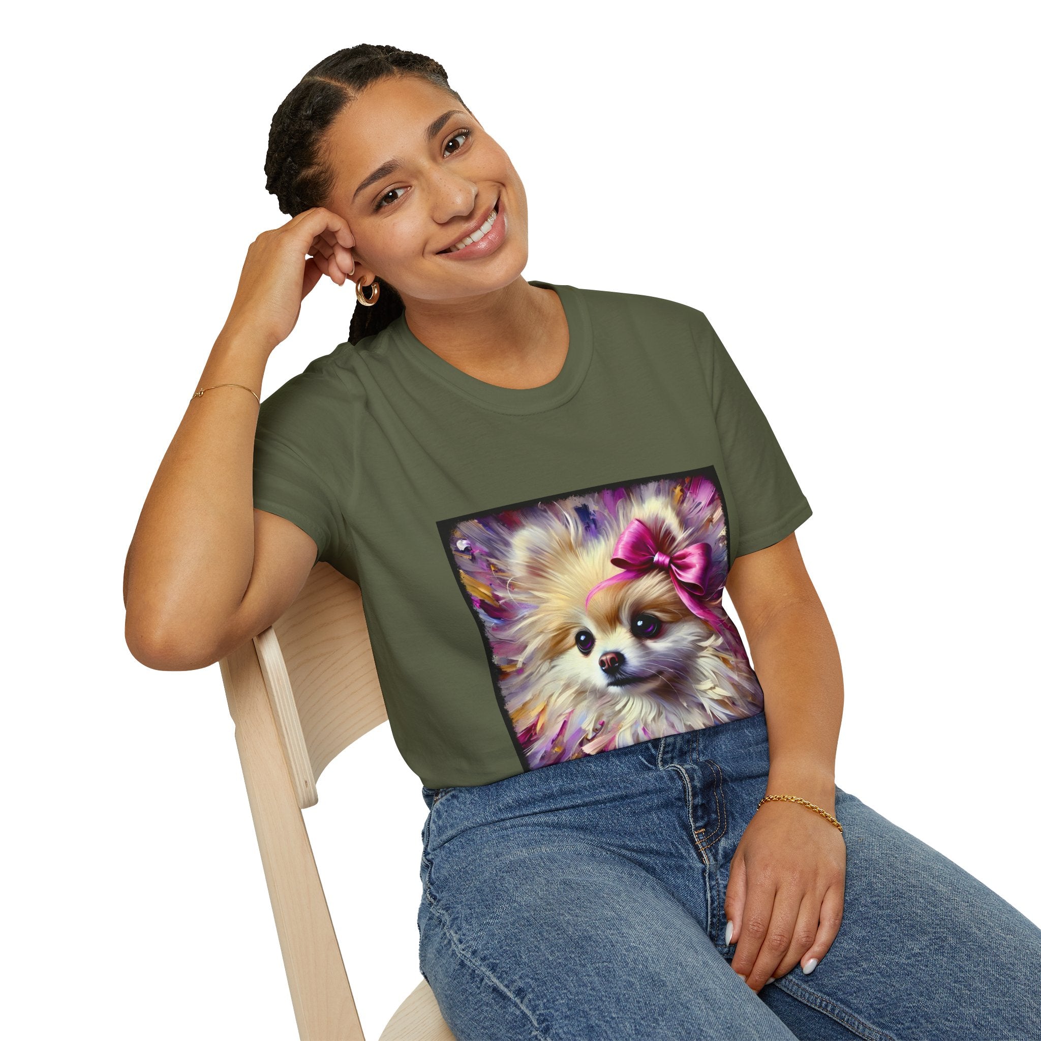 Pomeranian Exquisite Classic | Unisex Dog T-Shirt
