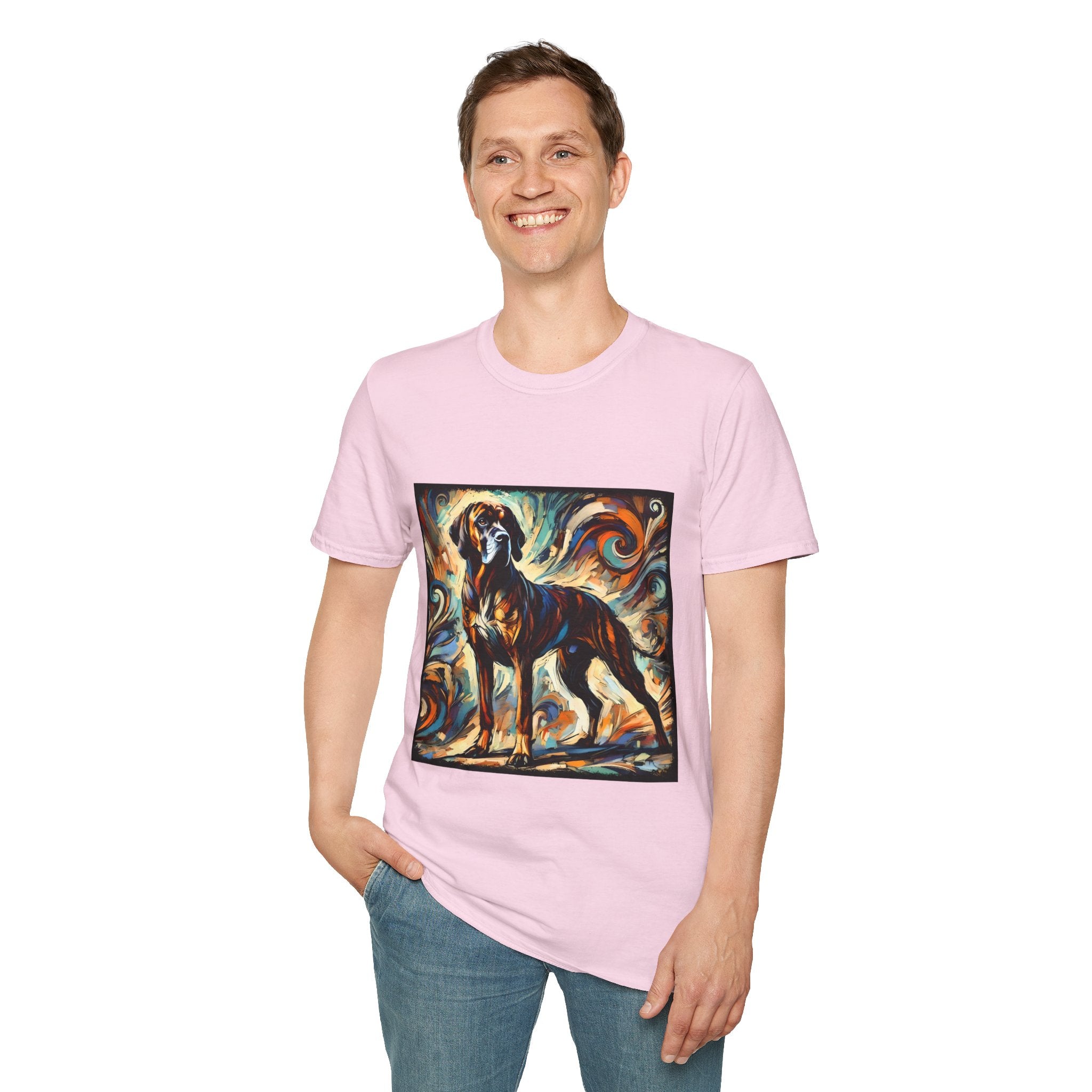 Coonhound Warm Swirl | Unisex Dog T-Shirt