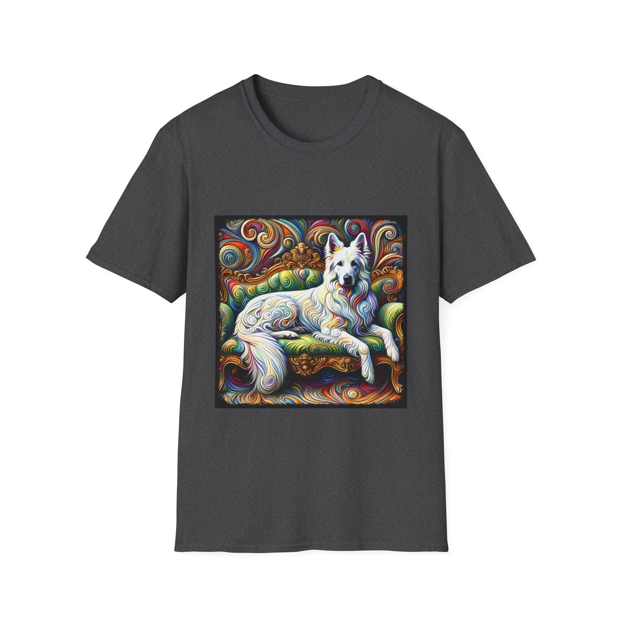 German Shepherd Intense Swirl | Unisex Dog T-Shirt