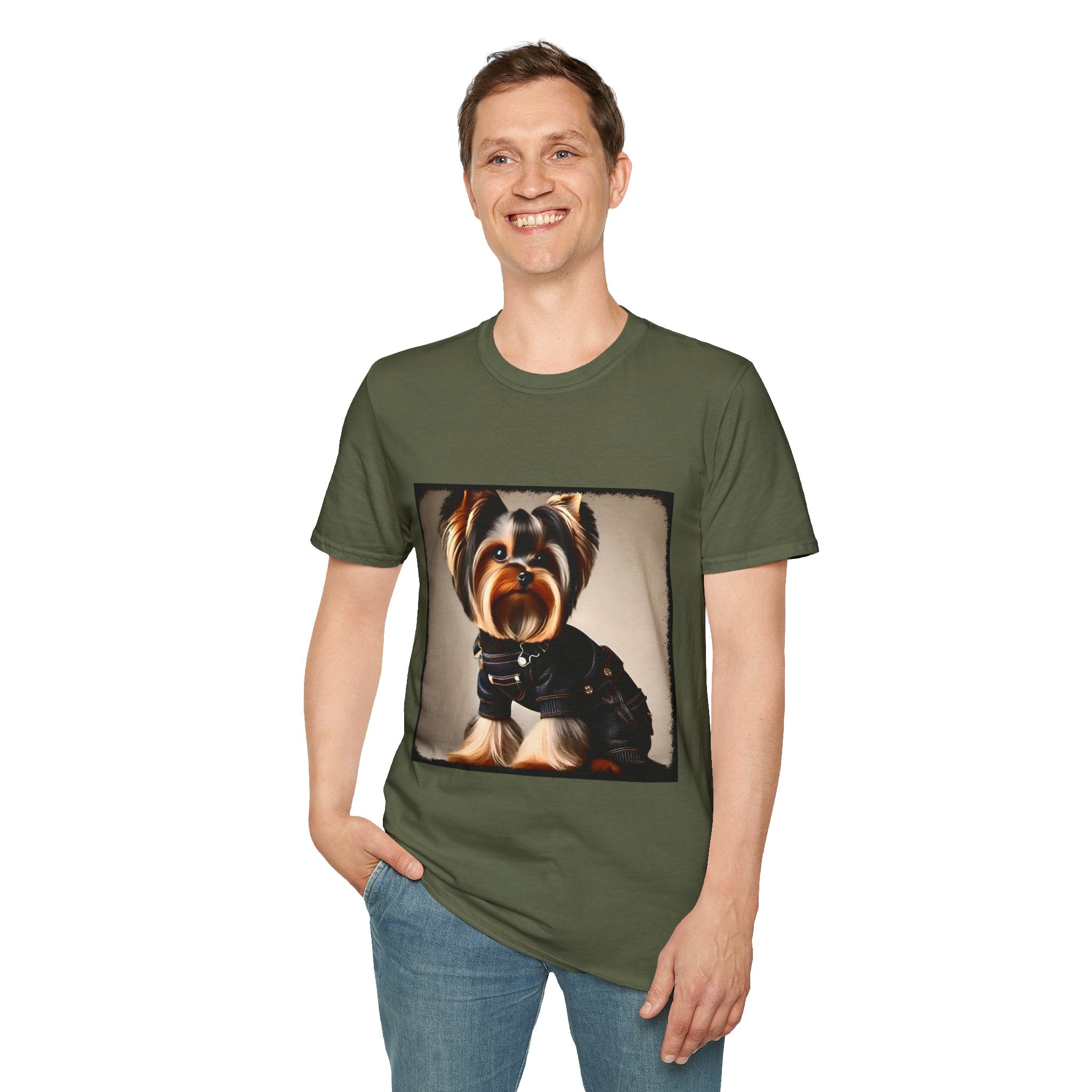 Yorkshire Terrier Denim Doll | Unisex Dog T-Shirt
