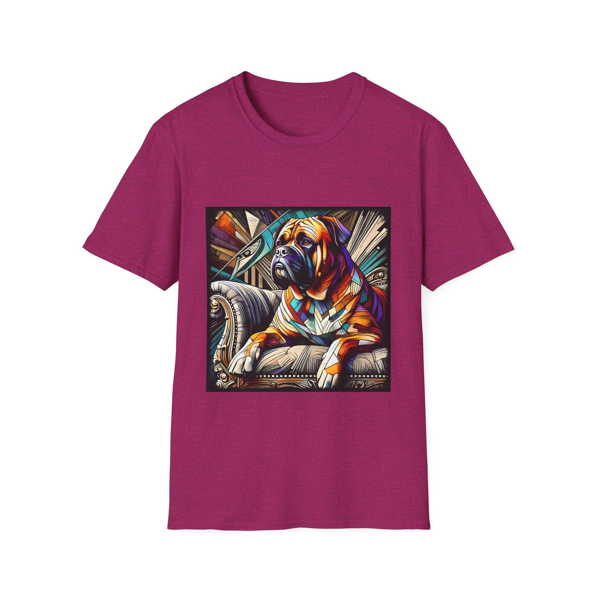 Bullmastiff Vivid Geometric | Unisex Dog T-Shirt