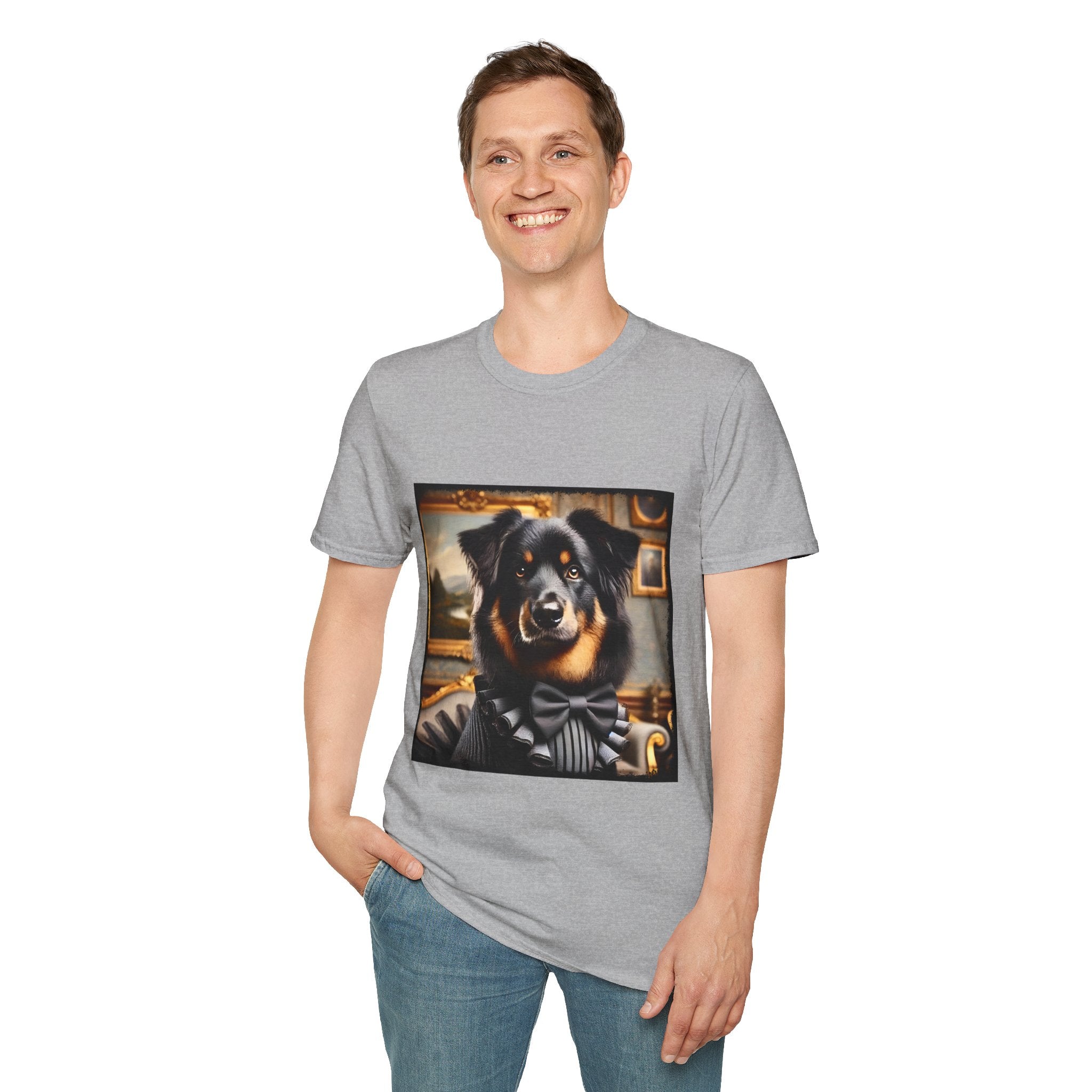 Australian Shepherd Poised Pup | Unisex Dog T-Shirt