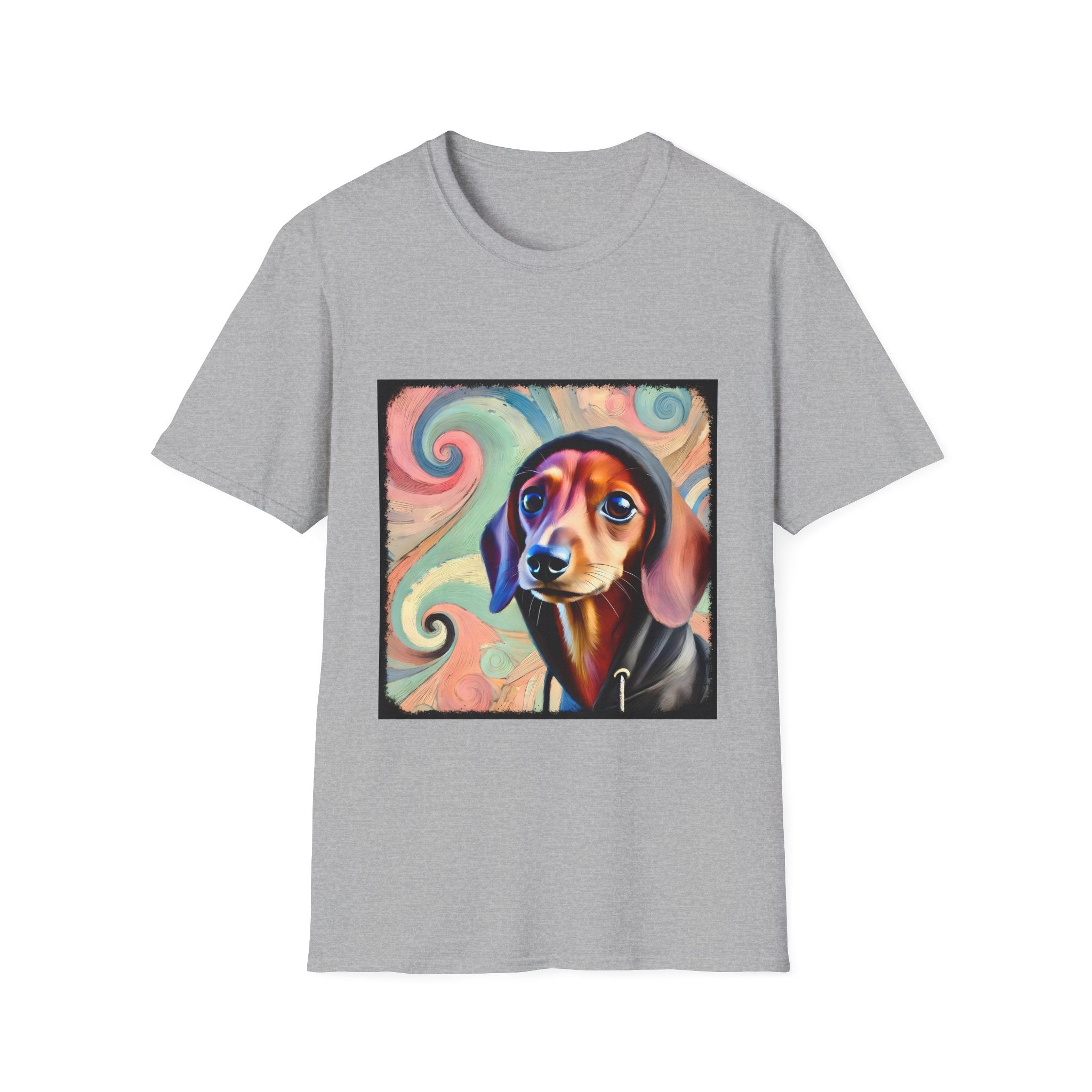 Dachshund Pastel Swirl | Unisex Dog T-Shirt