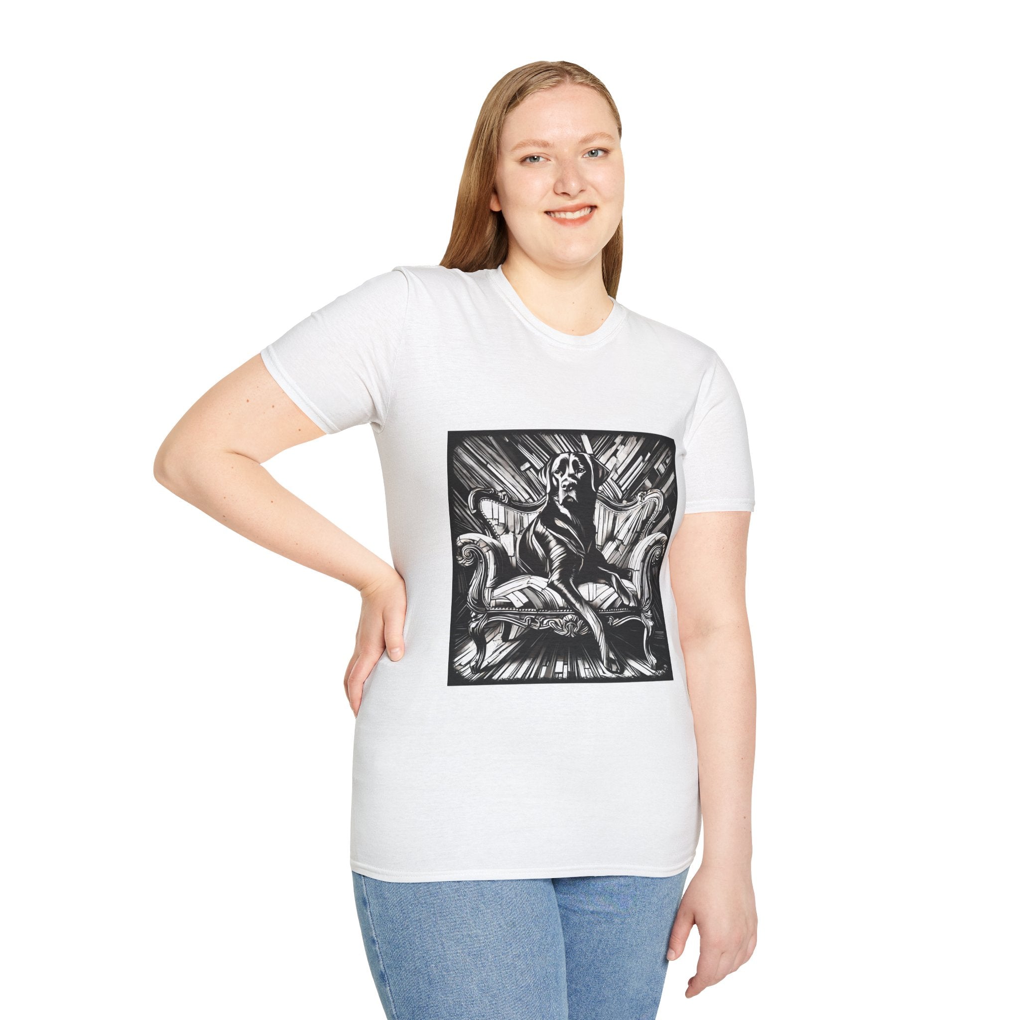 Labrador Retriever B&W Bold | Unisex Dog T-Shirt