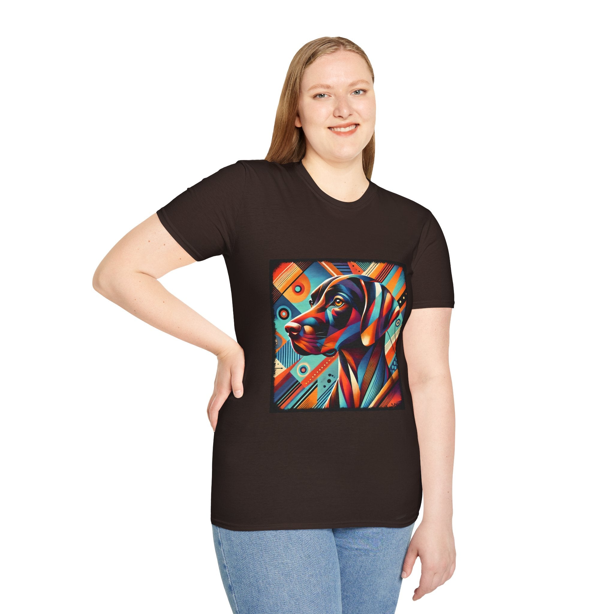 German Shorthaired Pointer Bold Geometric | Unisex Dog T-Shirt