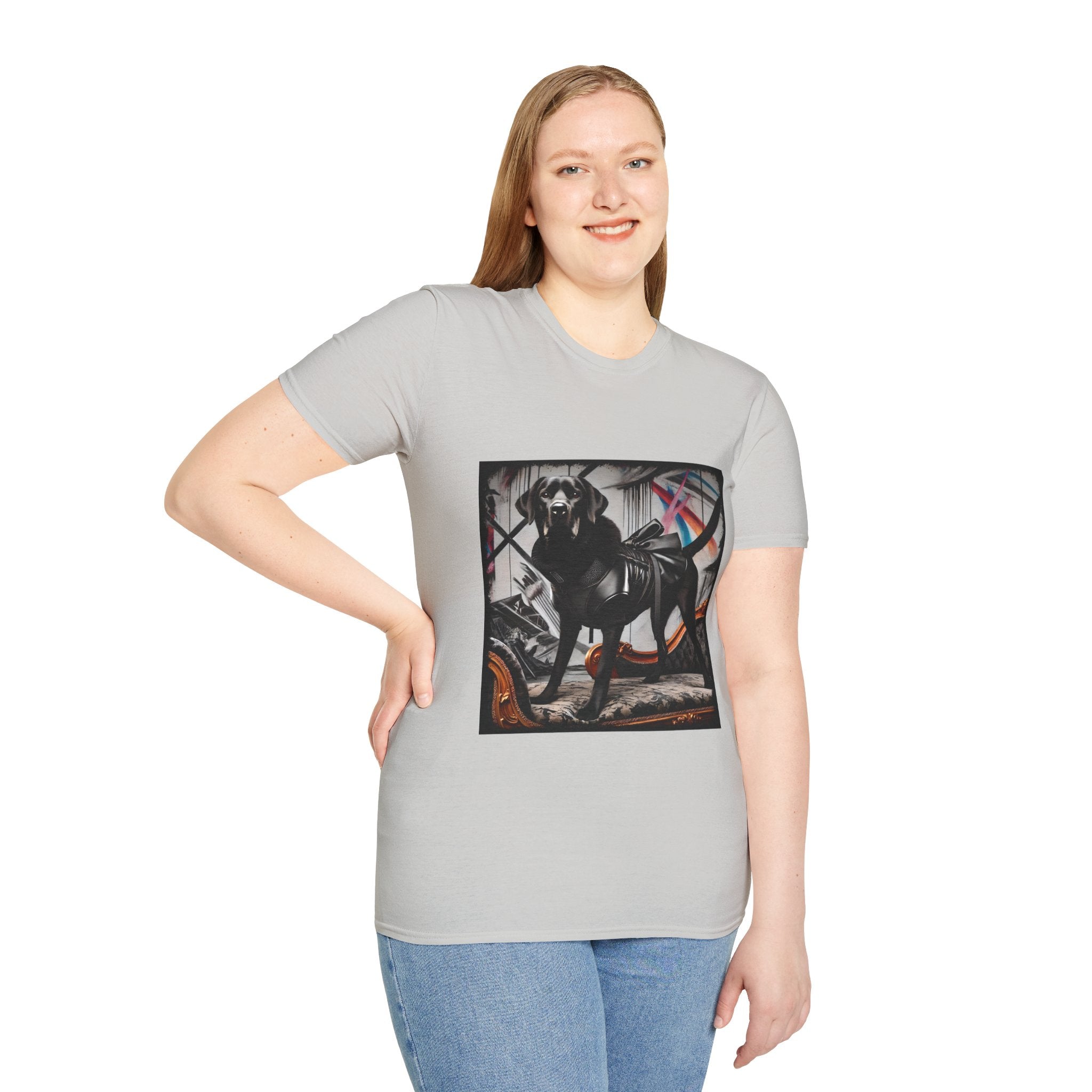 Labrador Retriever Leather Rockette | Unisex Dog T-Shirt