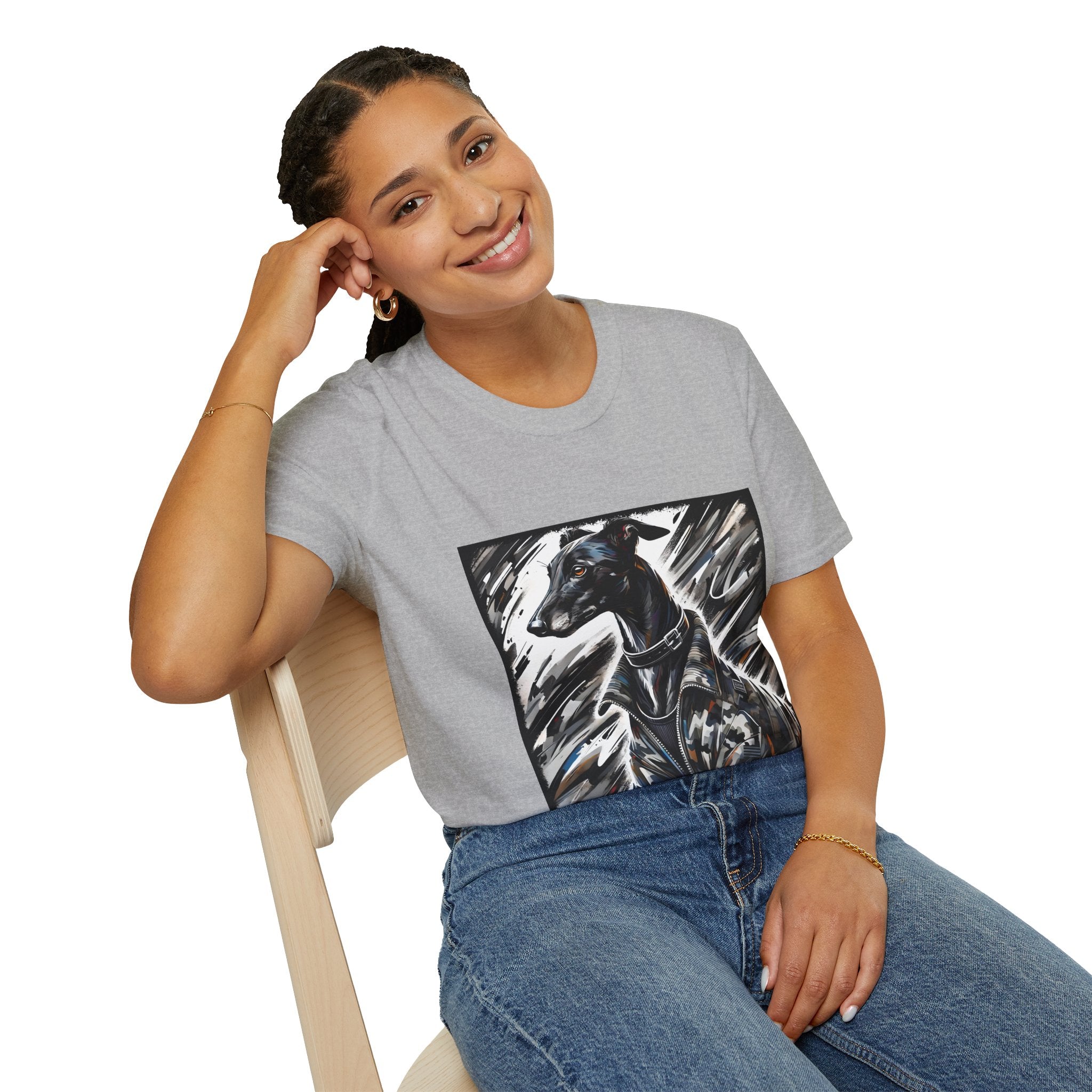 Greyhound Bold Camo Classic | Unisex Dog T-Shirt