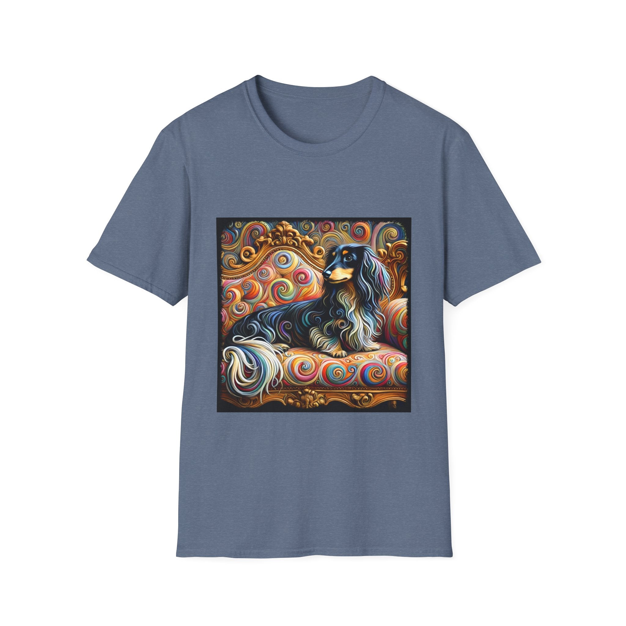 Dachshund Bold Swirl | Unisex Dog T-Shirt