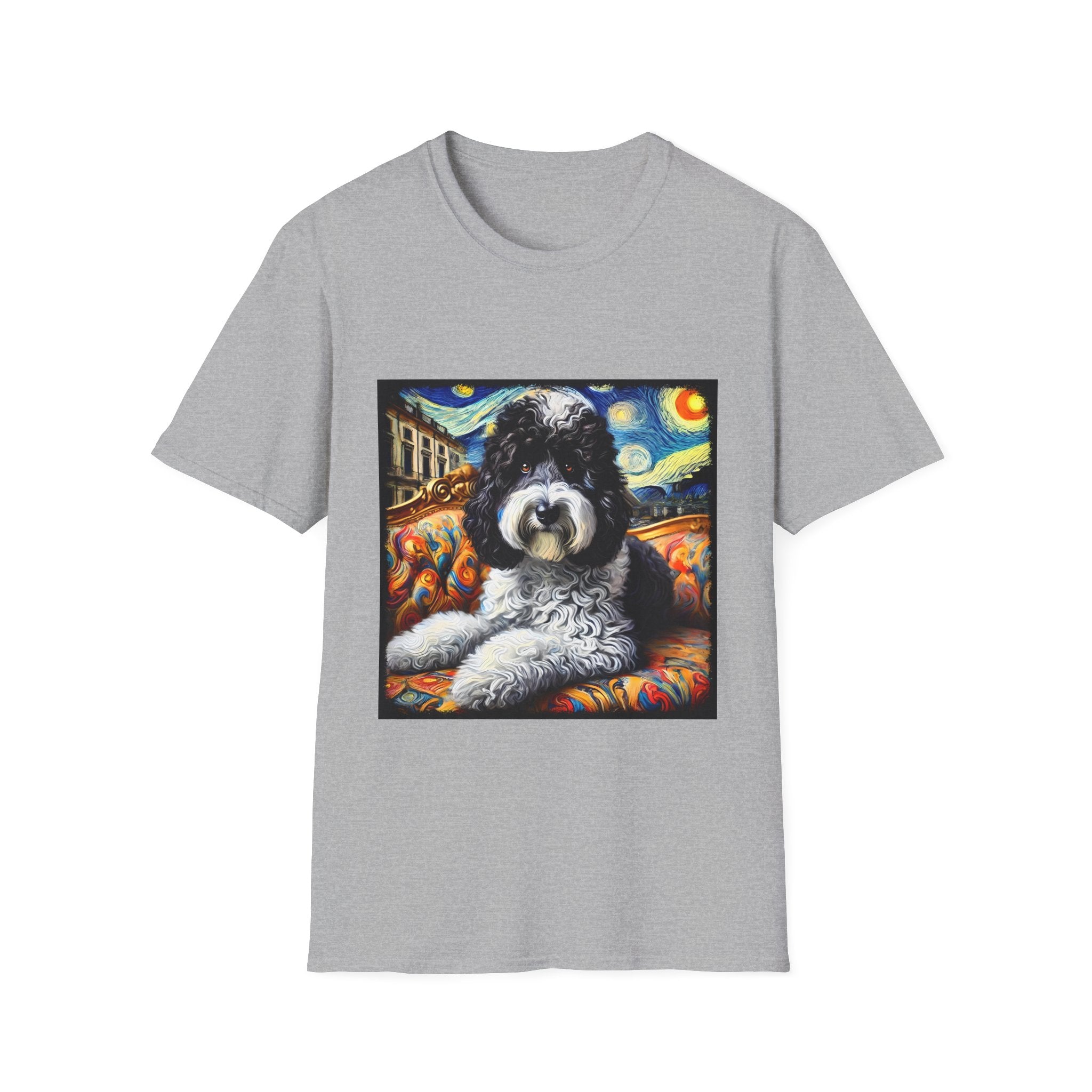 Sheepadoodle Starry Swirl | Unisex Dog T-Shirt