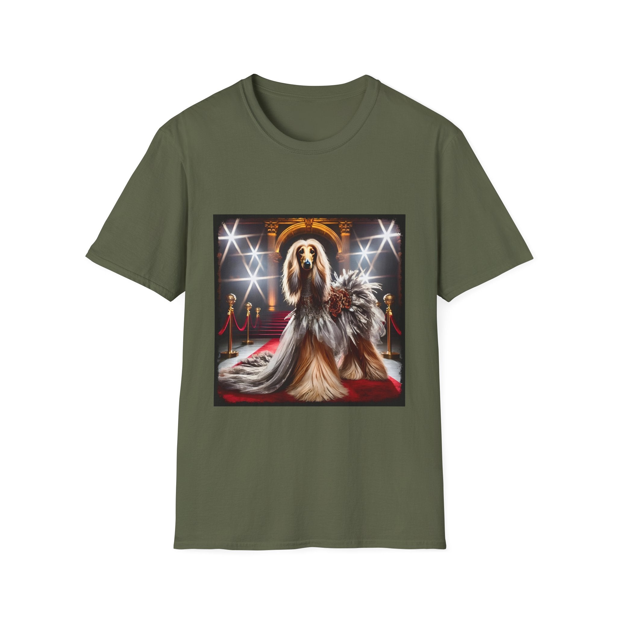 Afghan Hound Spotlight Siren | Unisex Dog T-Shirt