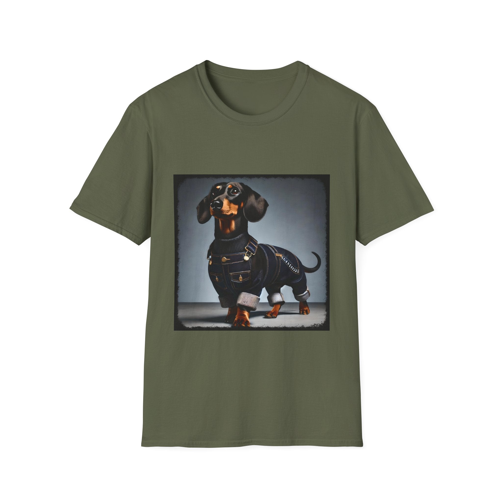 Dachshund Denim Doll | Unisex Dog T-Shirt
