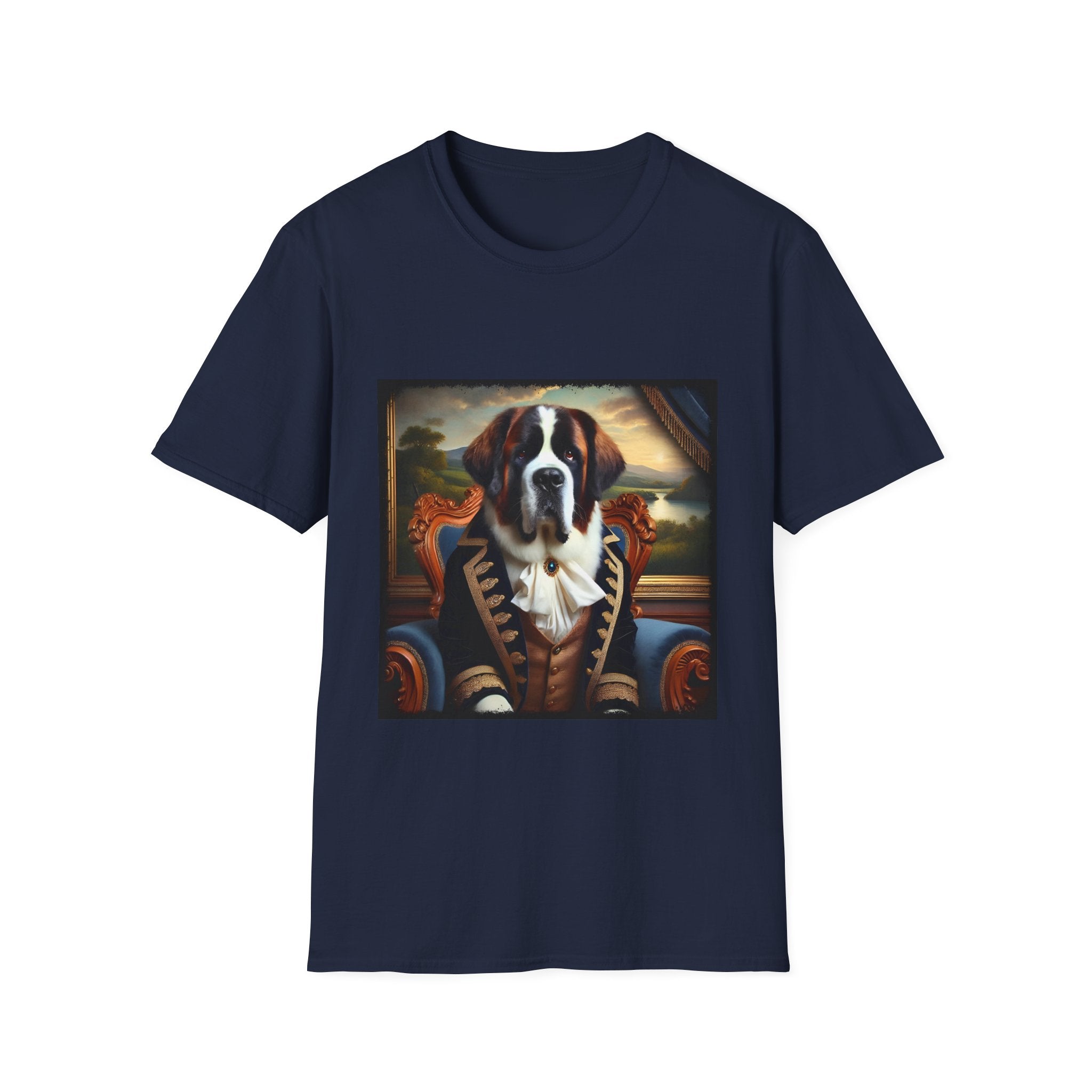 Saint Bernard Dashing Duke | Unisex Dog T-Shirt