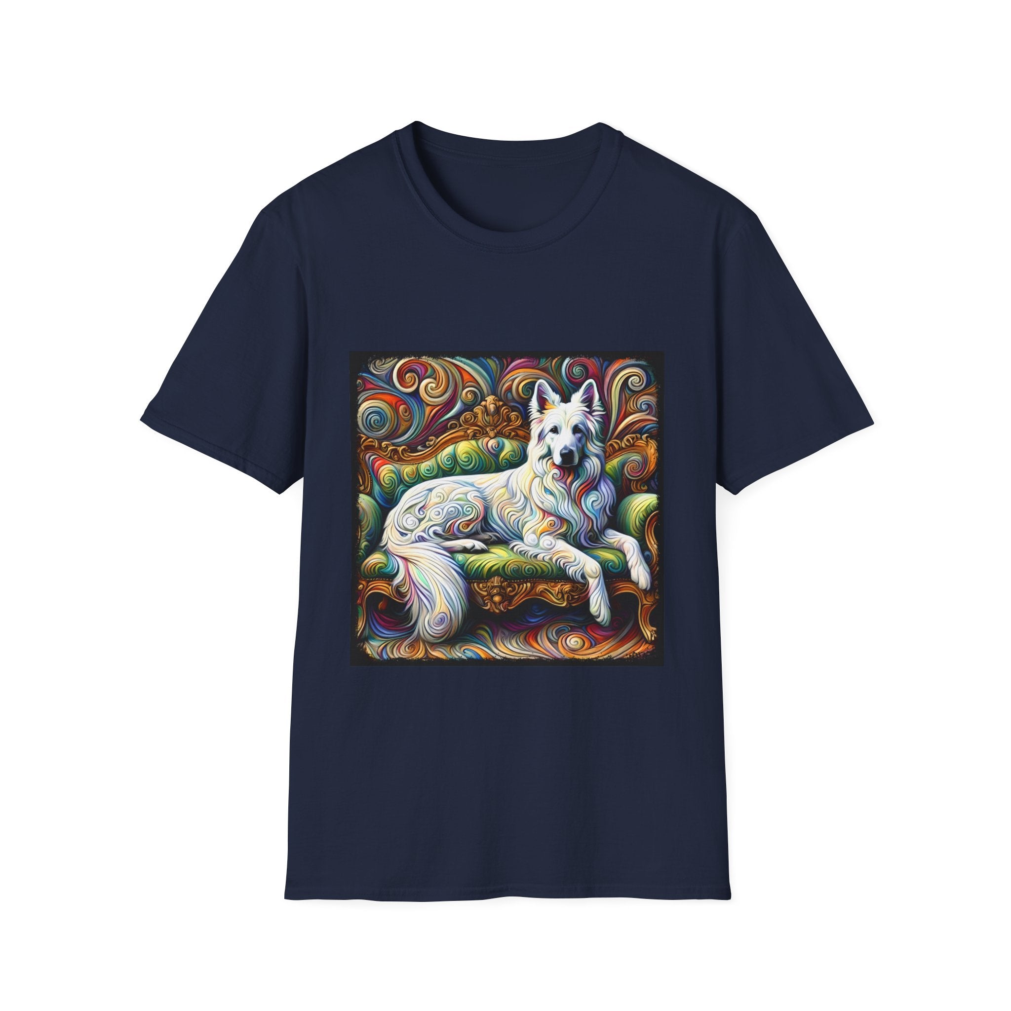German Shepherd Intense Swirl | Unisex Dog T-Shirt
