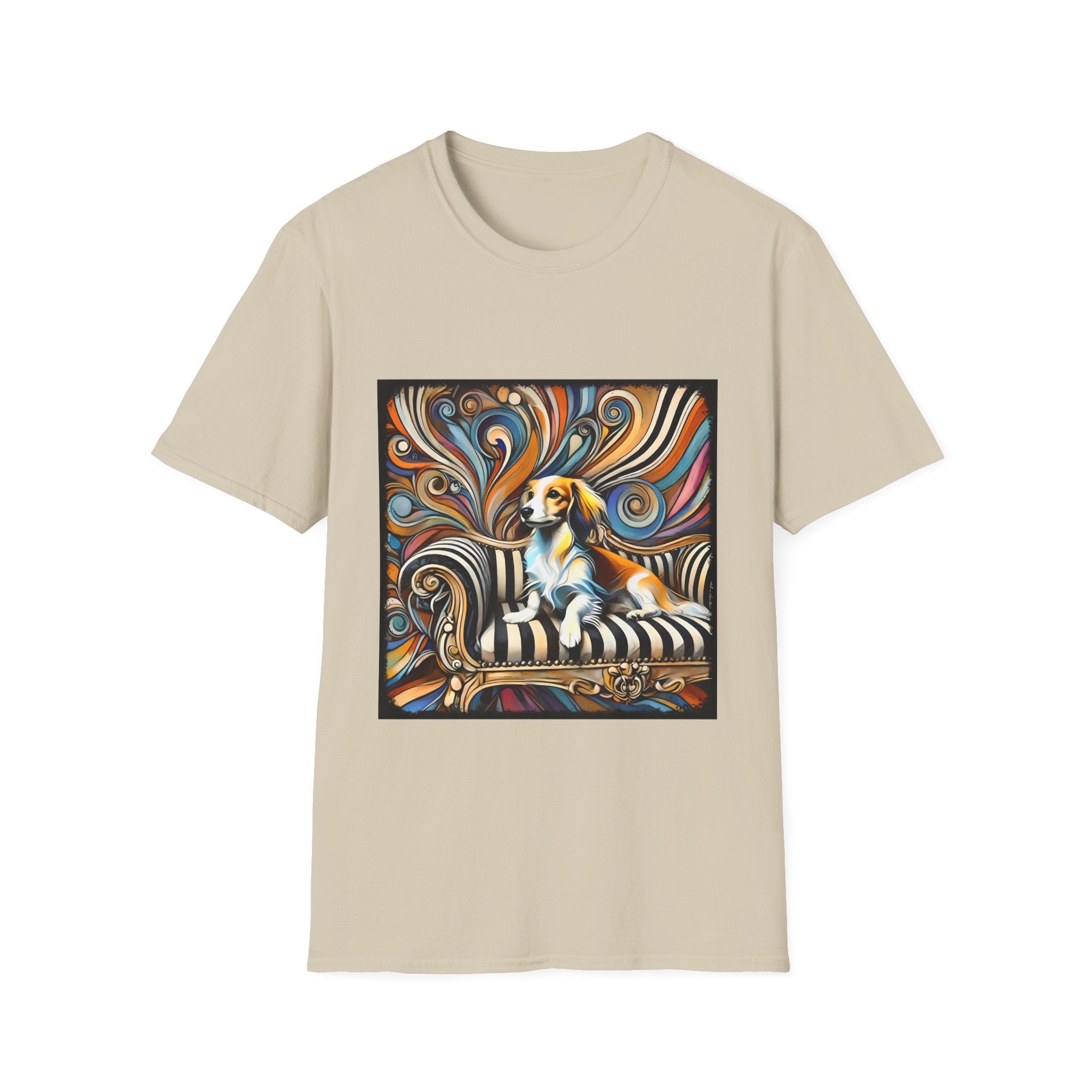 Dachshund Chic Swirl | Unisex Dog T-Shirt