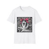Collie B&W Pink Bow | Unisex Dog T-Shirt