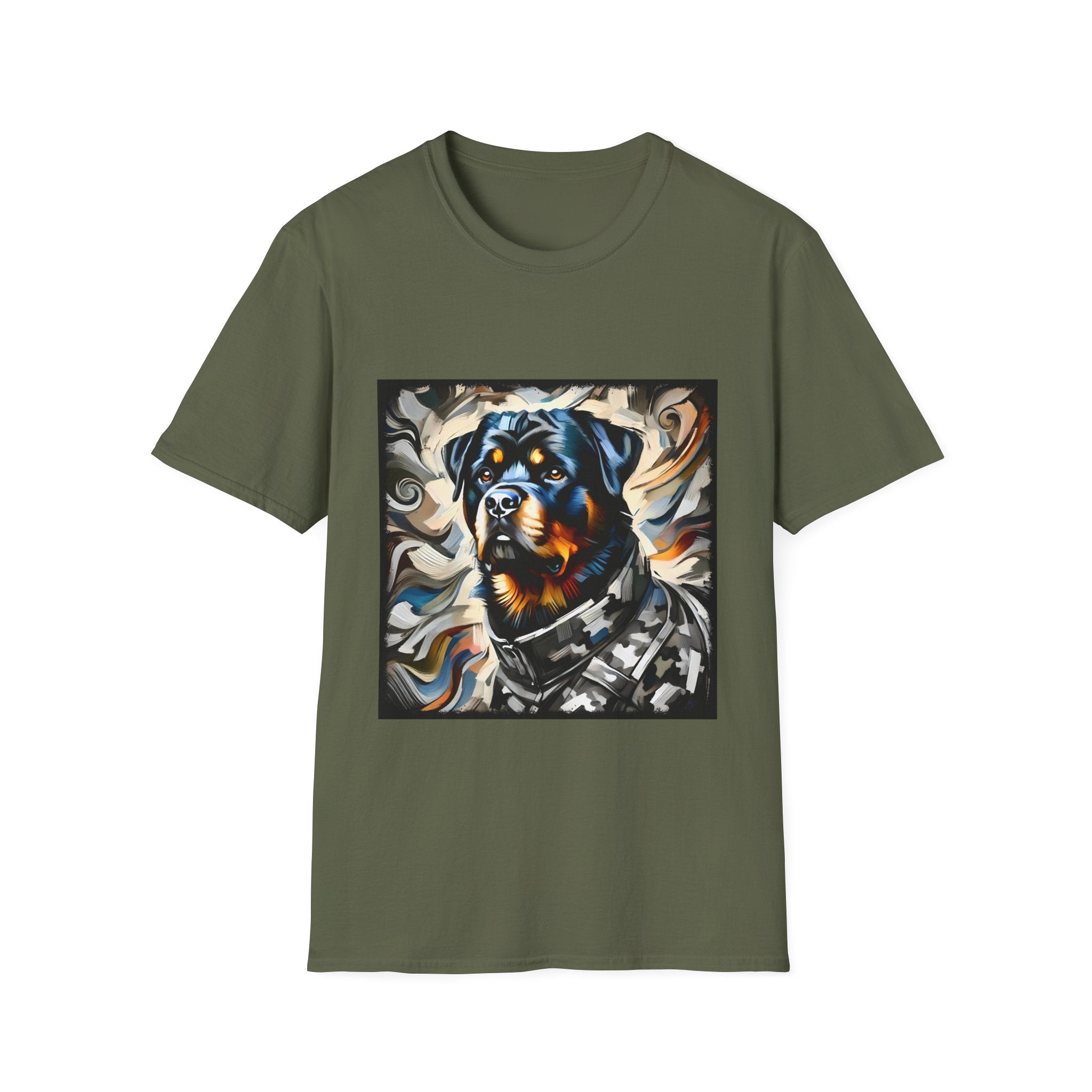 Rottweiler Bold Camo Classic | Unisex Dog T-Shirt